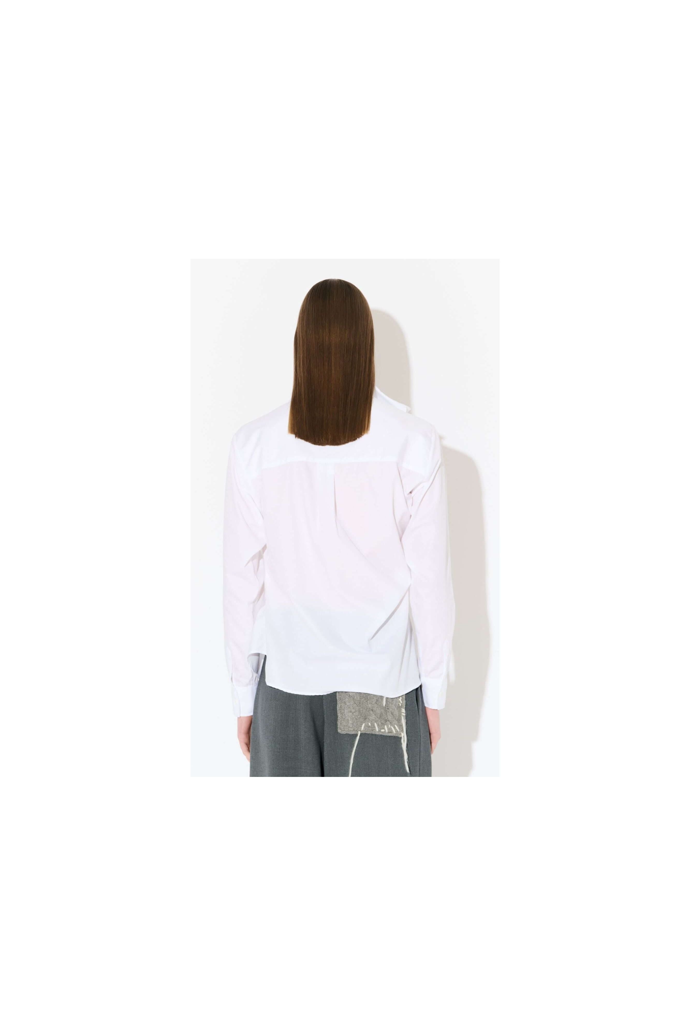 ELASTICATED RUFFLE SHIRT