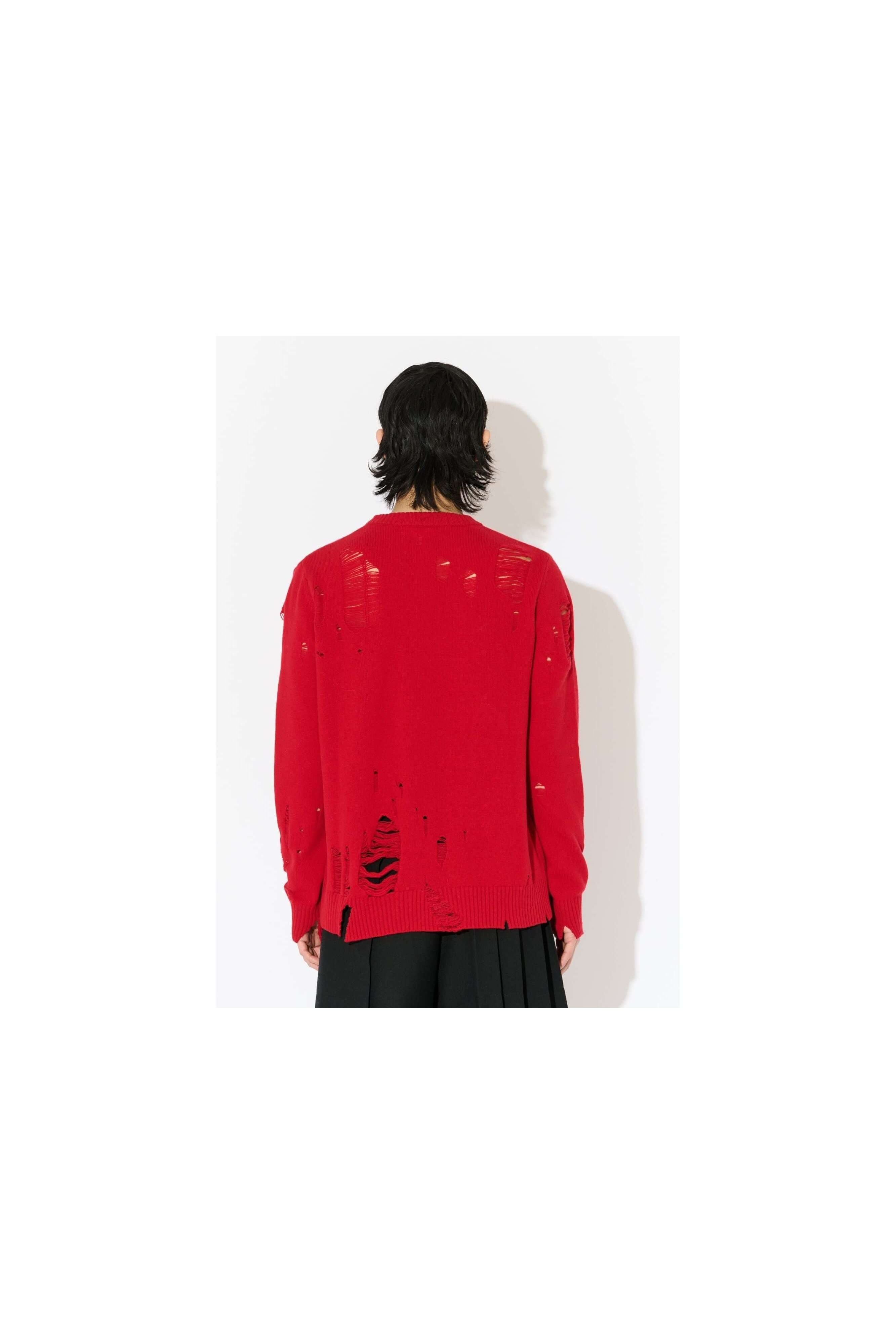 DISTRESSED LOGO JUMPER