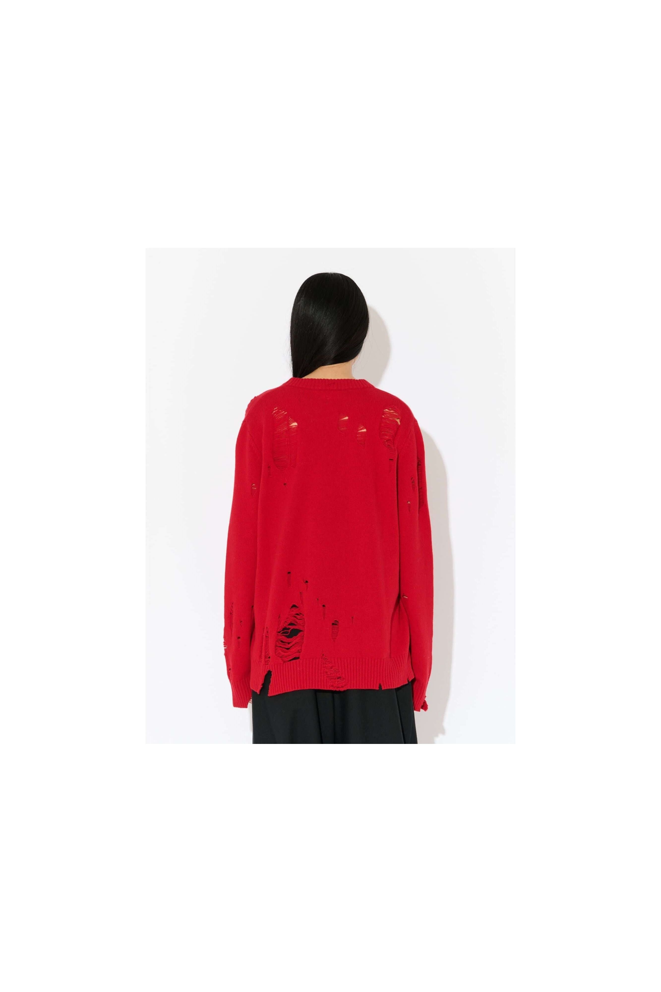 DISTRESSED LOGO JUMPER