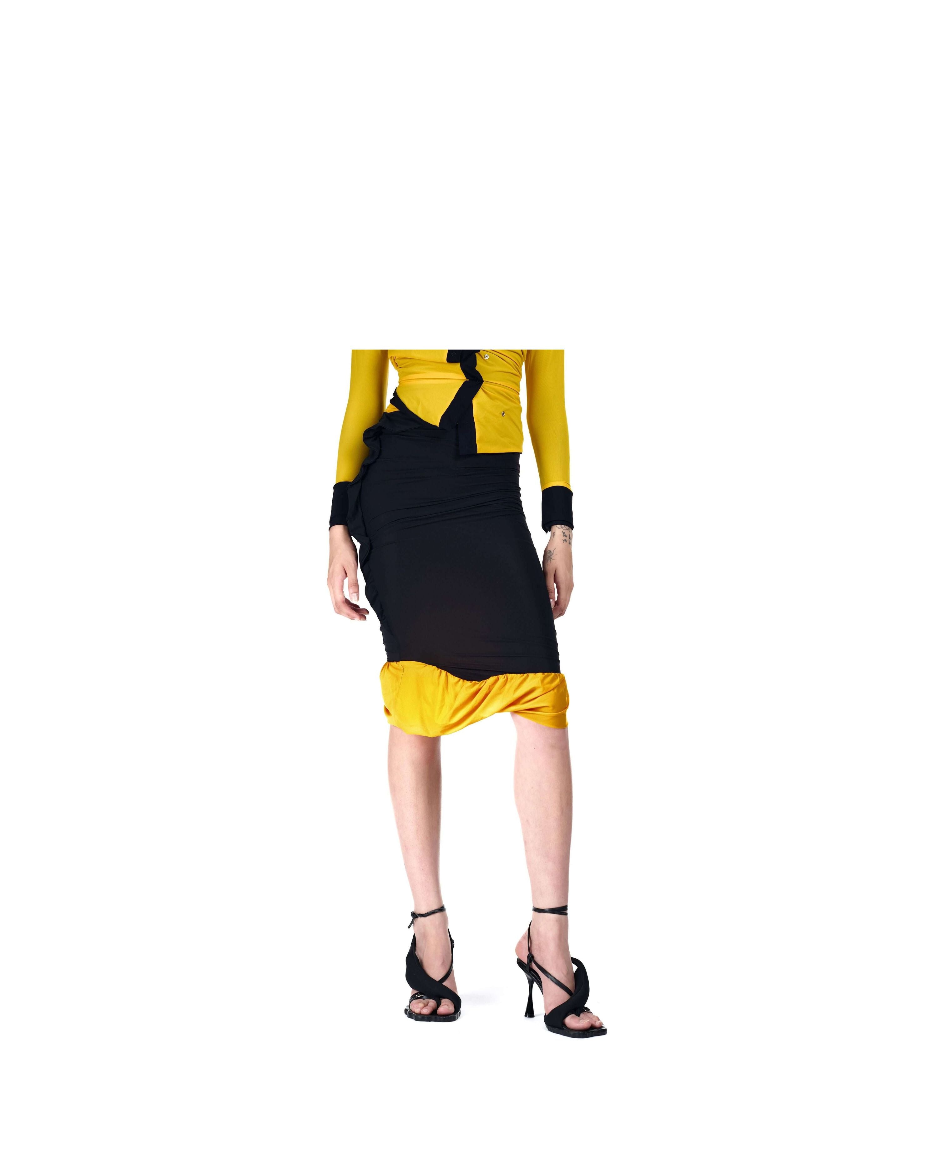 Twisted Reversable Pencil Skirt