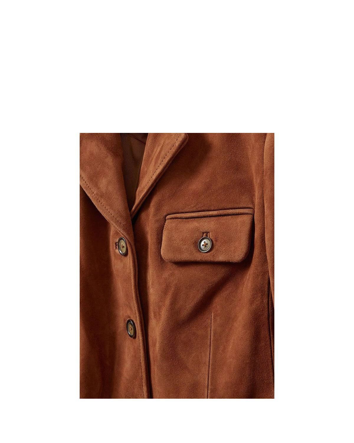 Suede Fitted Jacket