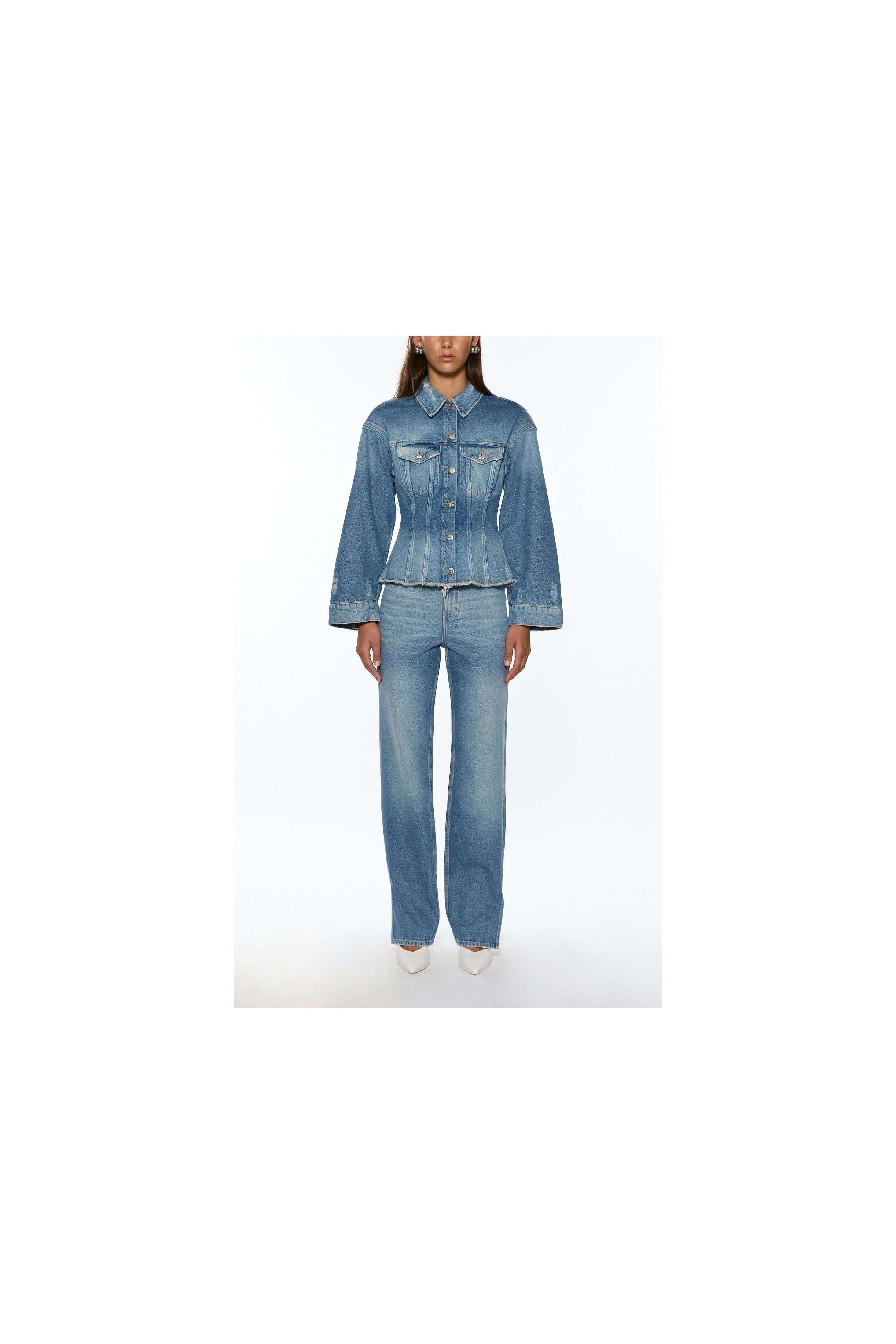 cinched jacket crop tru vintage