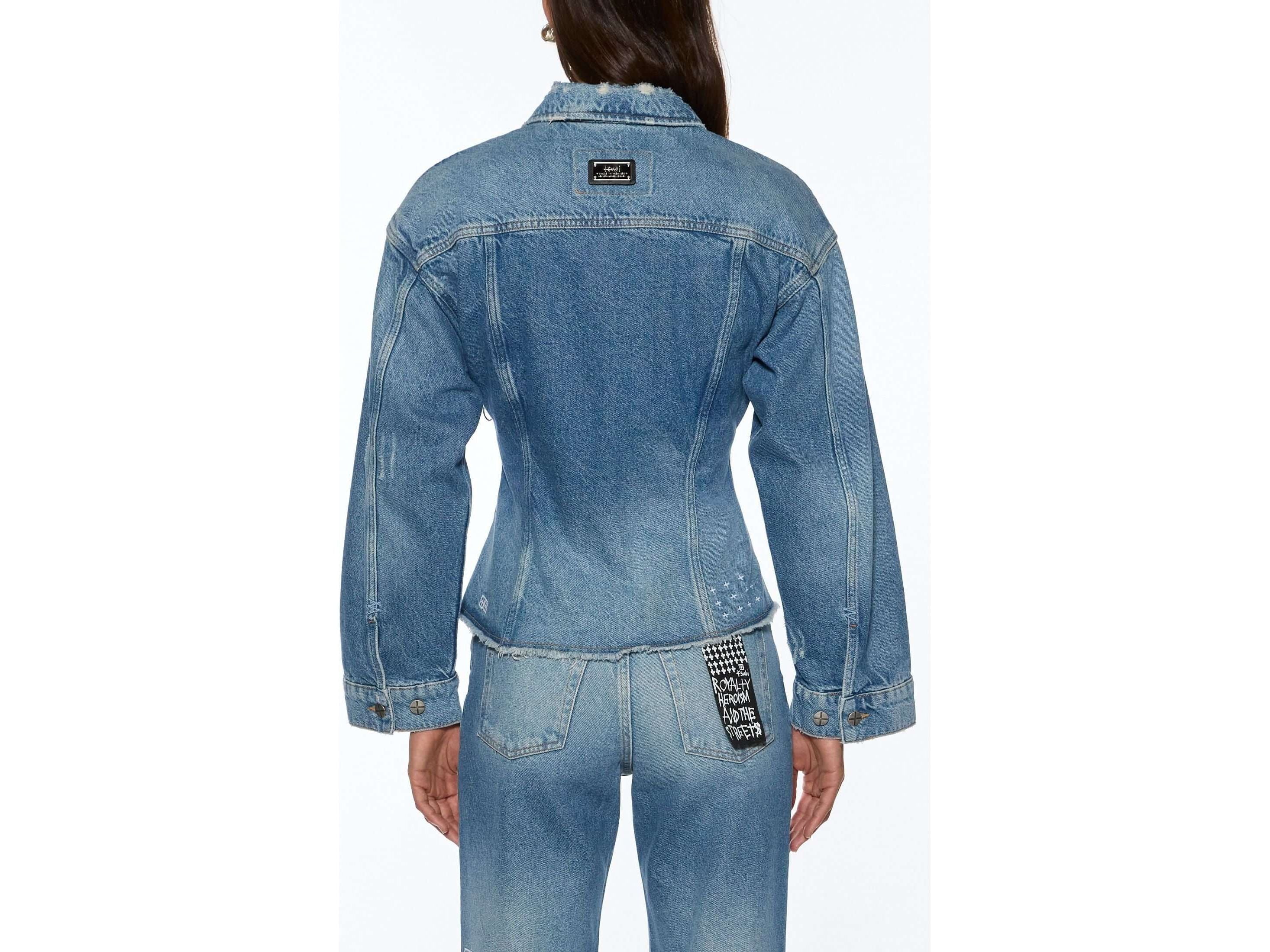 cinched jacket crop tru vintage