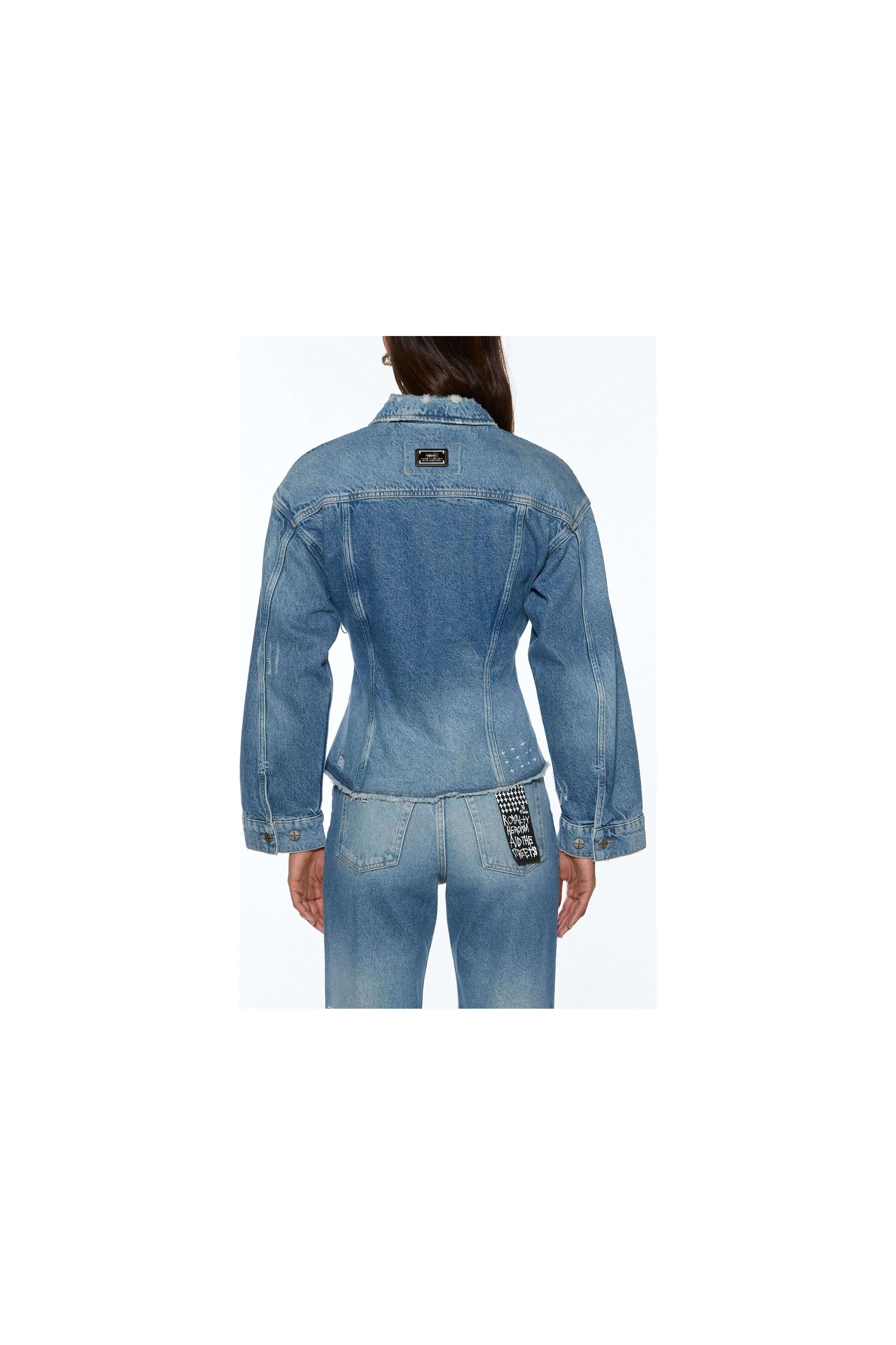 cinched jacket crop tru vintage