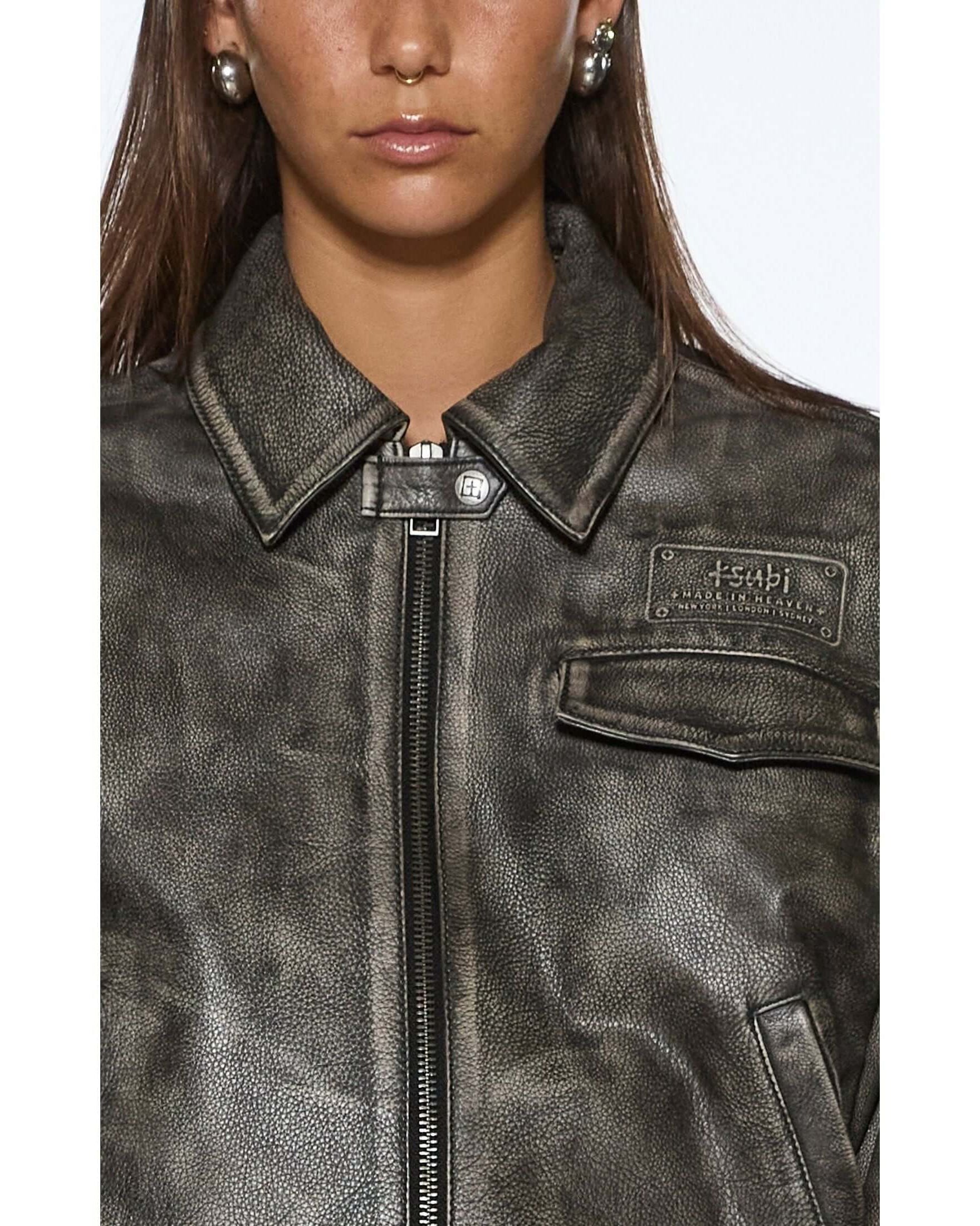 highway bomber vintage black