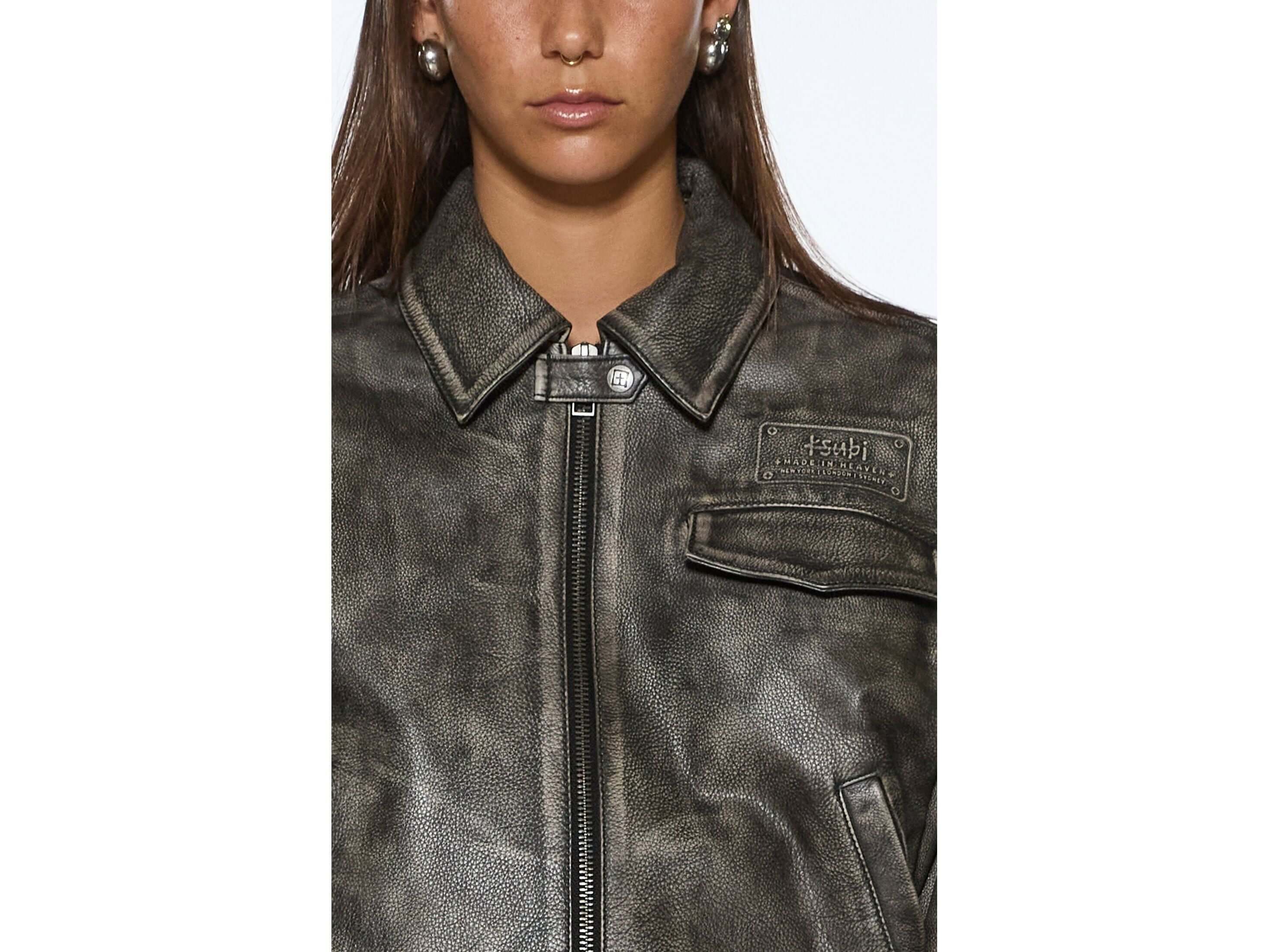 highway bomber vintage black