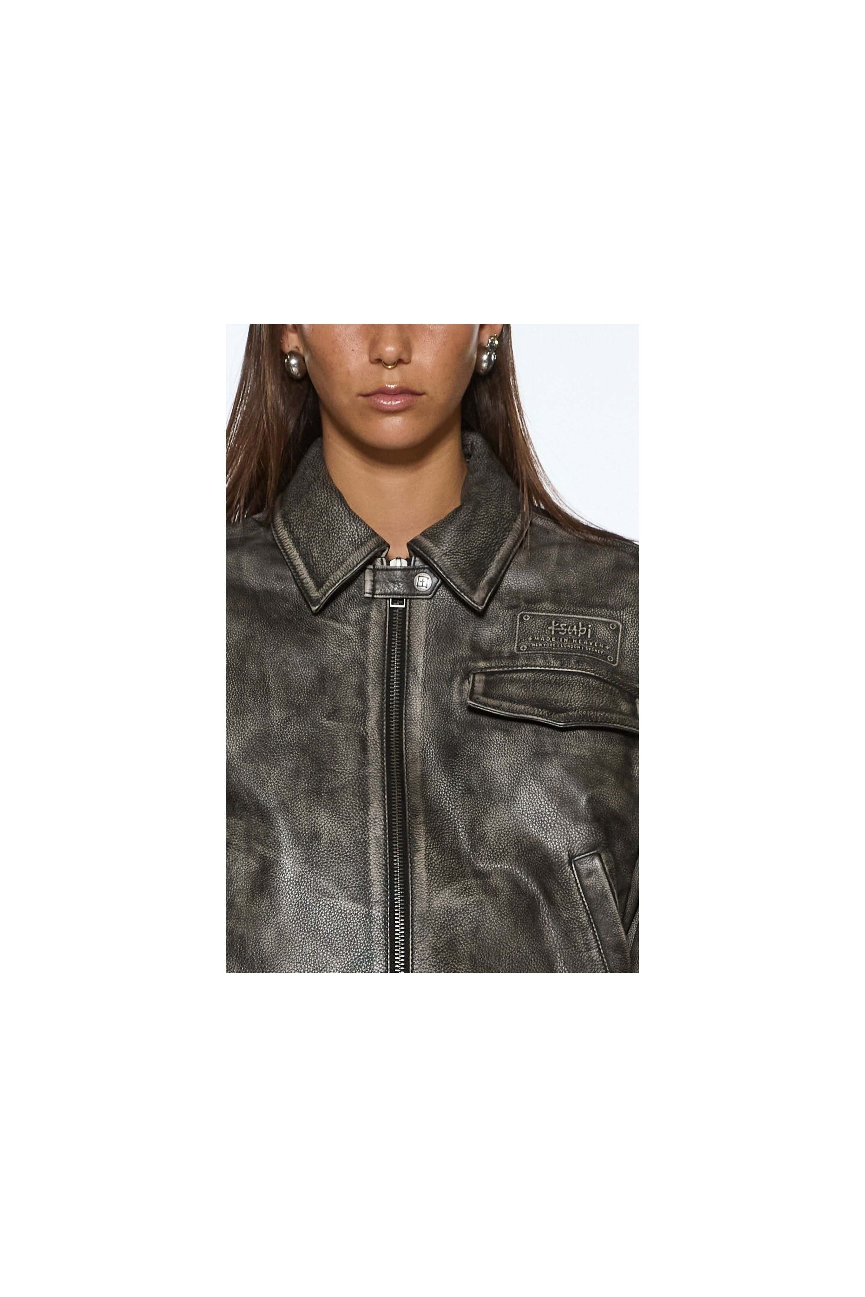 highway bomber vintage black