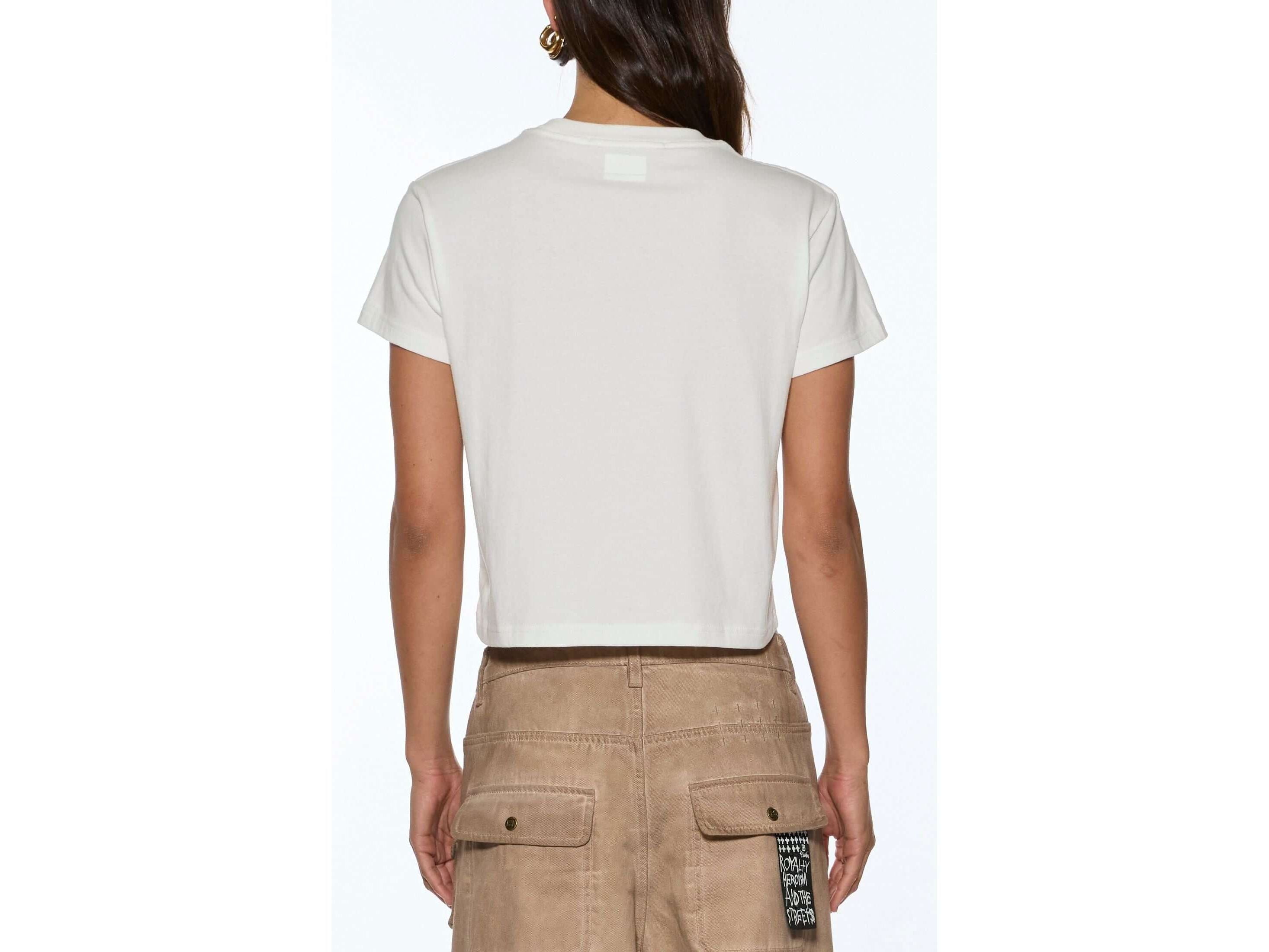 leo shrunken ss tee vintage white