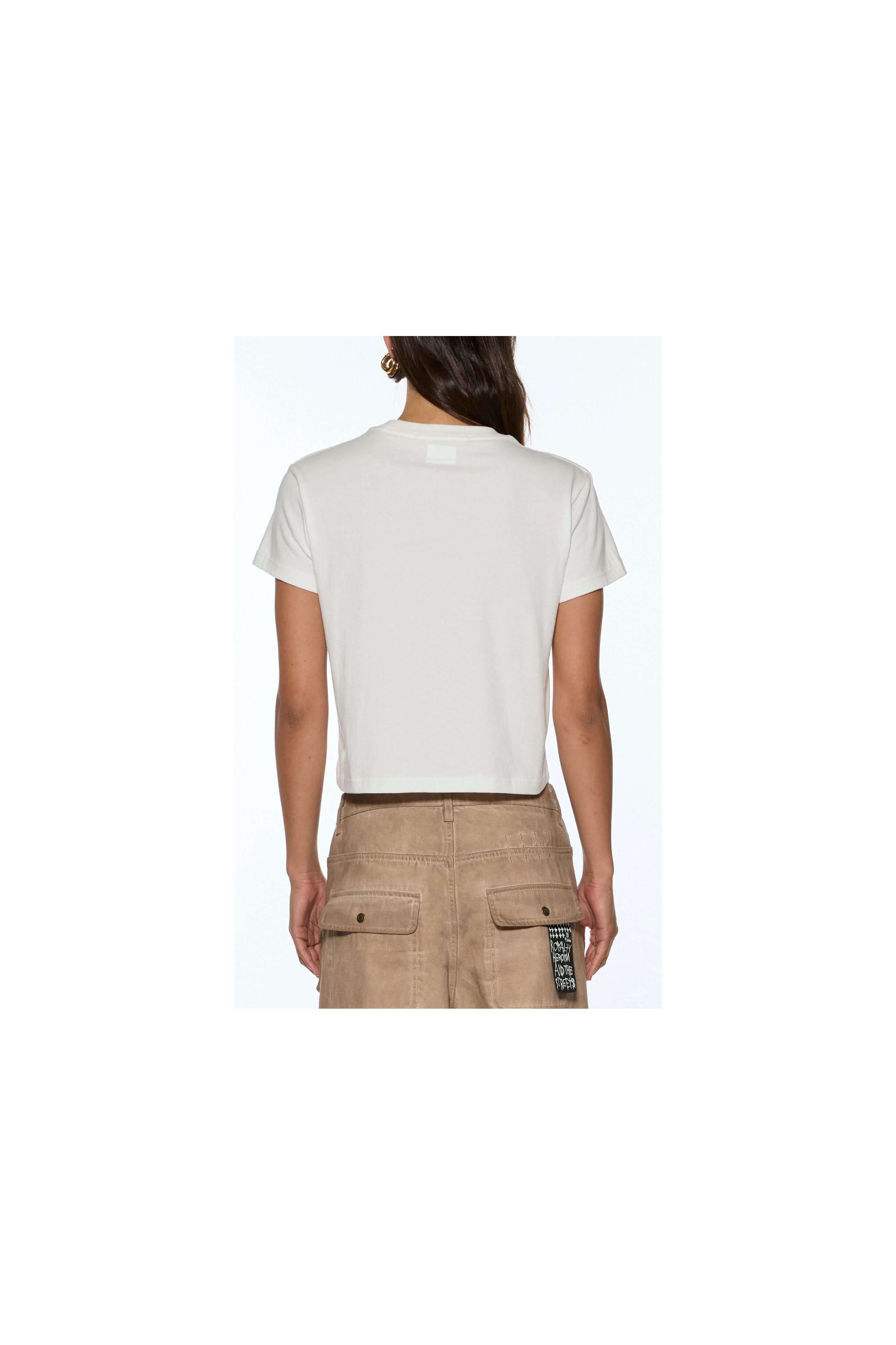 leo shrunken ss tee vintage white