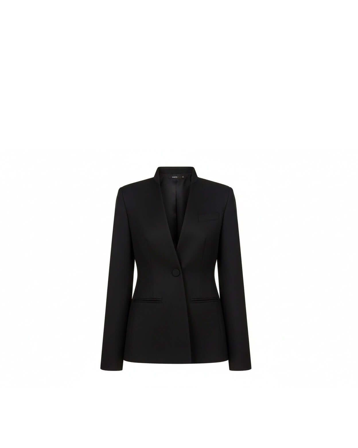 FITTED BLAZER IN CREPE