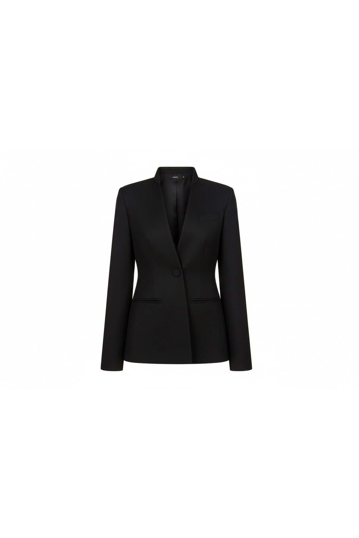 FITTED BLAZER IN CREPE