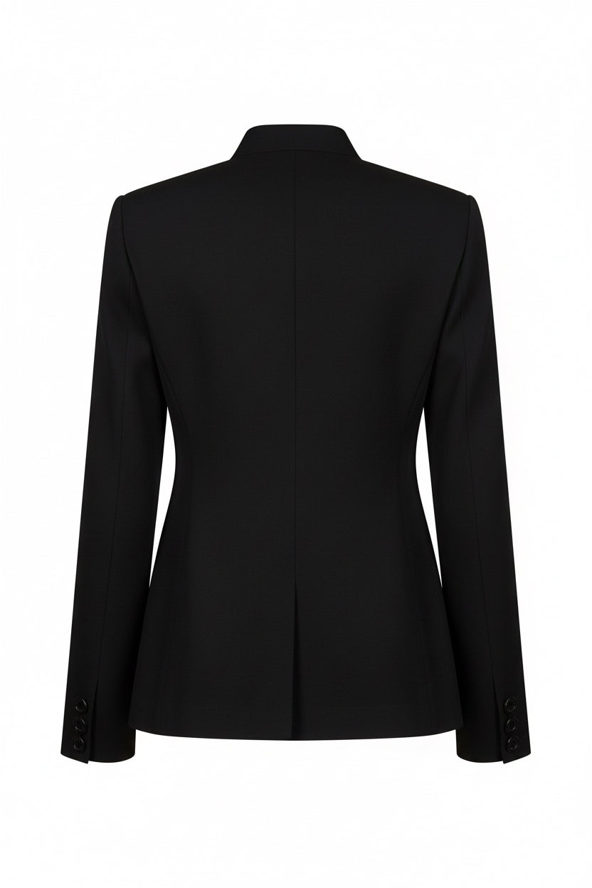 FITTED BLAZER IN CREPE