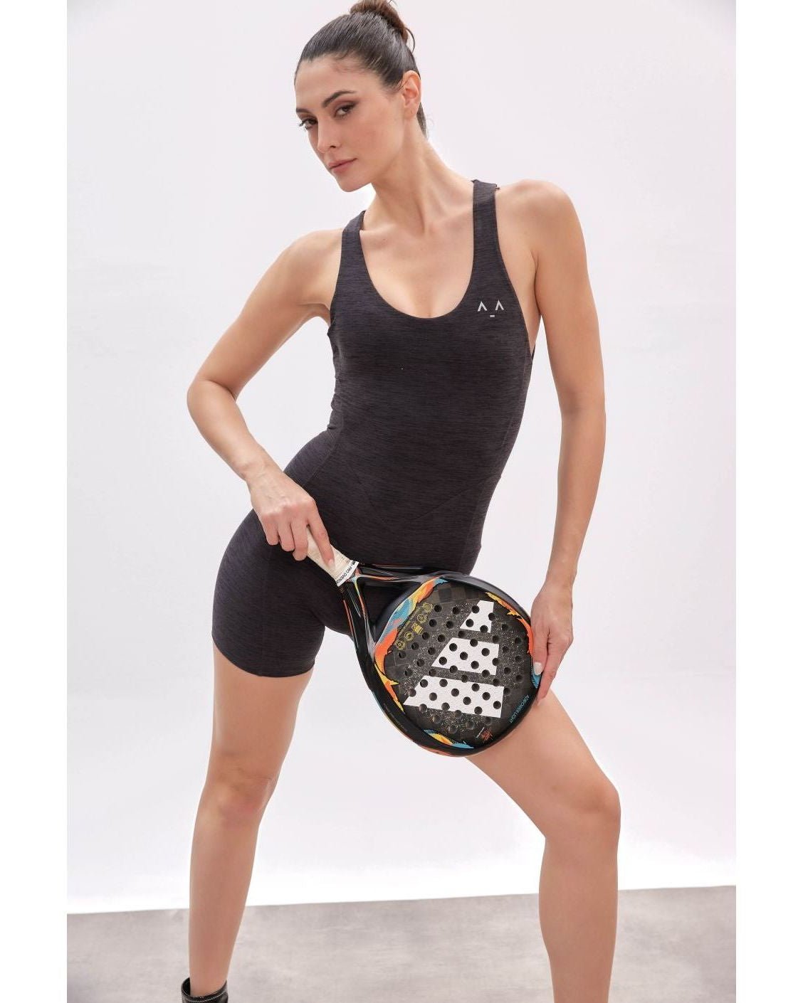 Ribbed Sculpt Open Back Jumpsuit