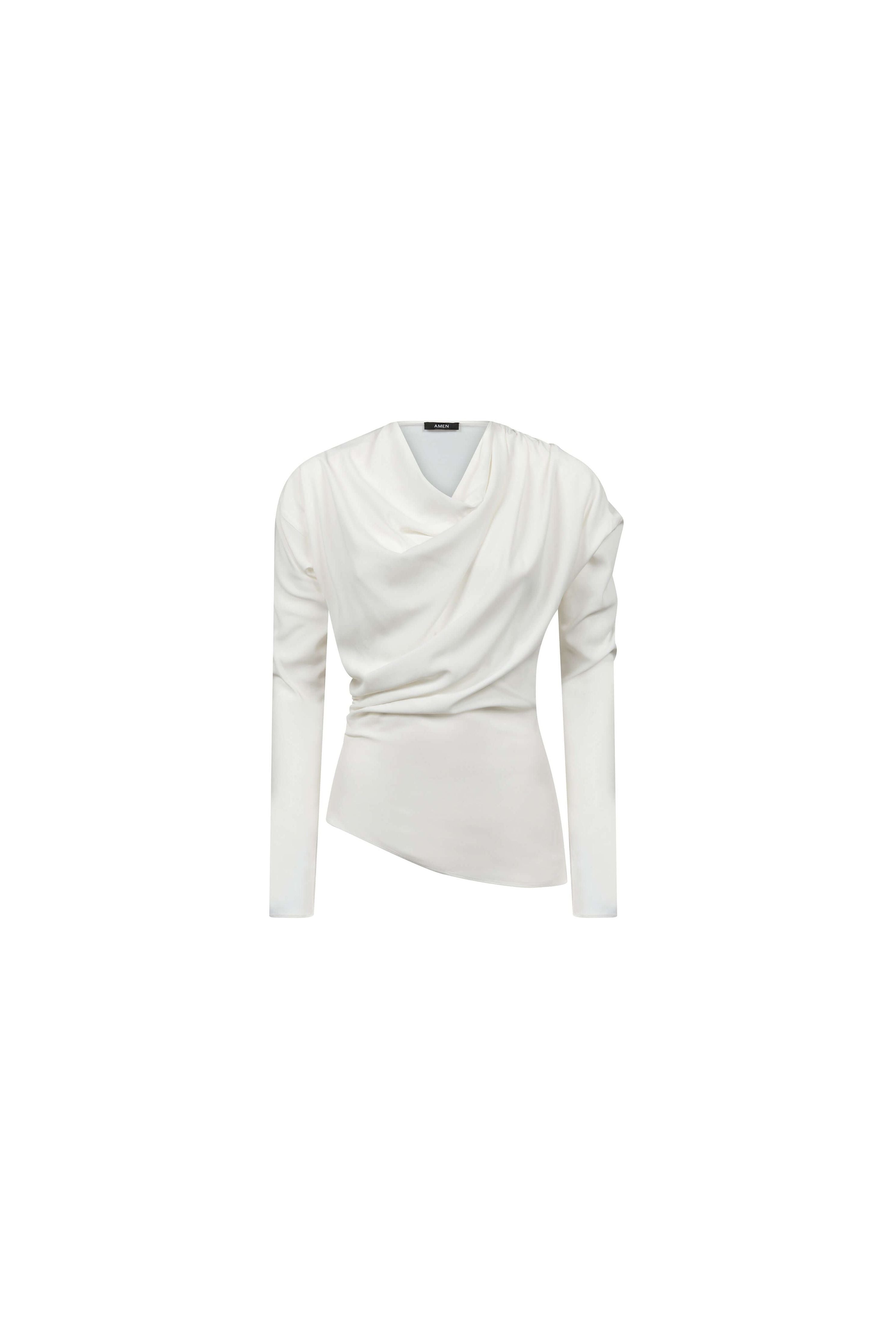 BLOUSE IN CREPE DE CHINE