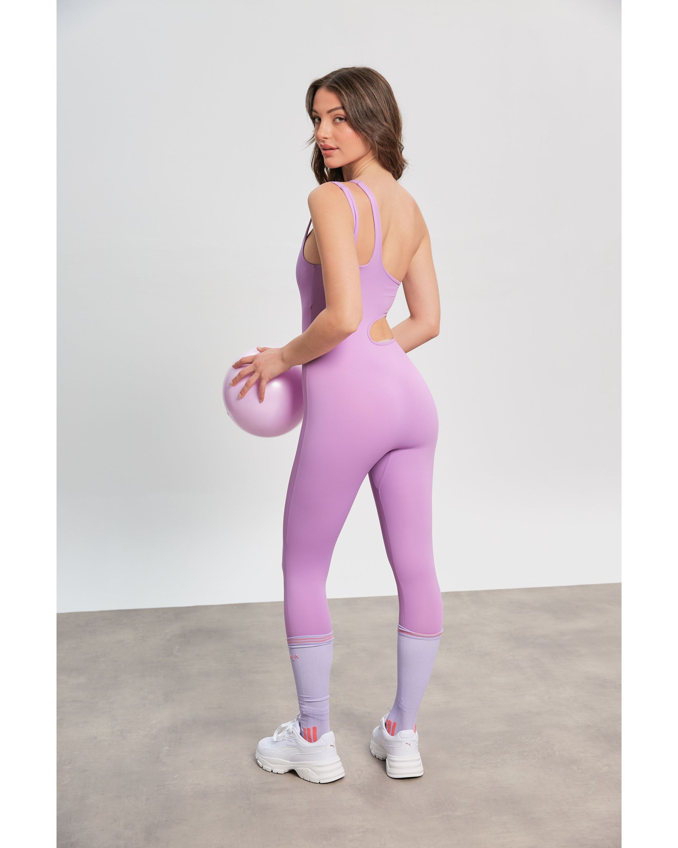 Asymmetric Cut-Out Jumpsuit