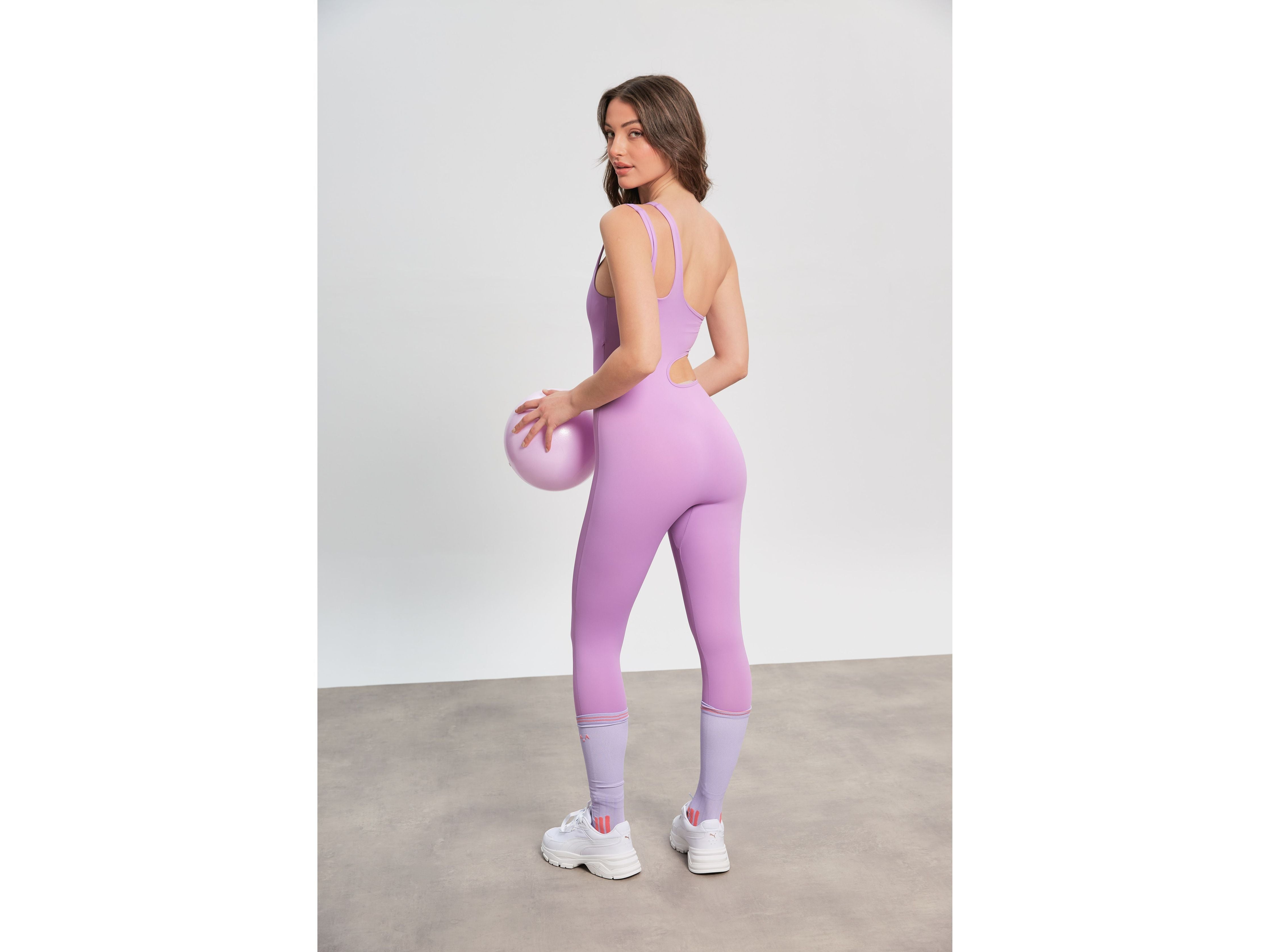 Asymmetric Cut-Out Jumpsuit