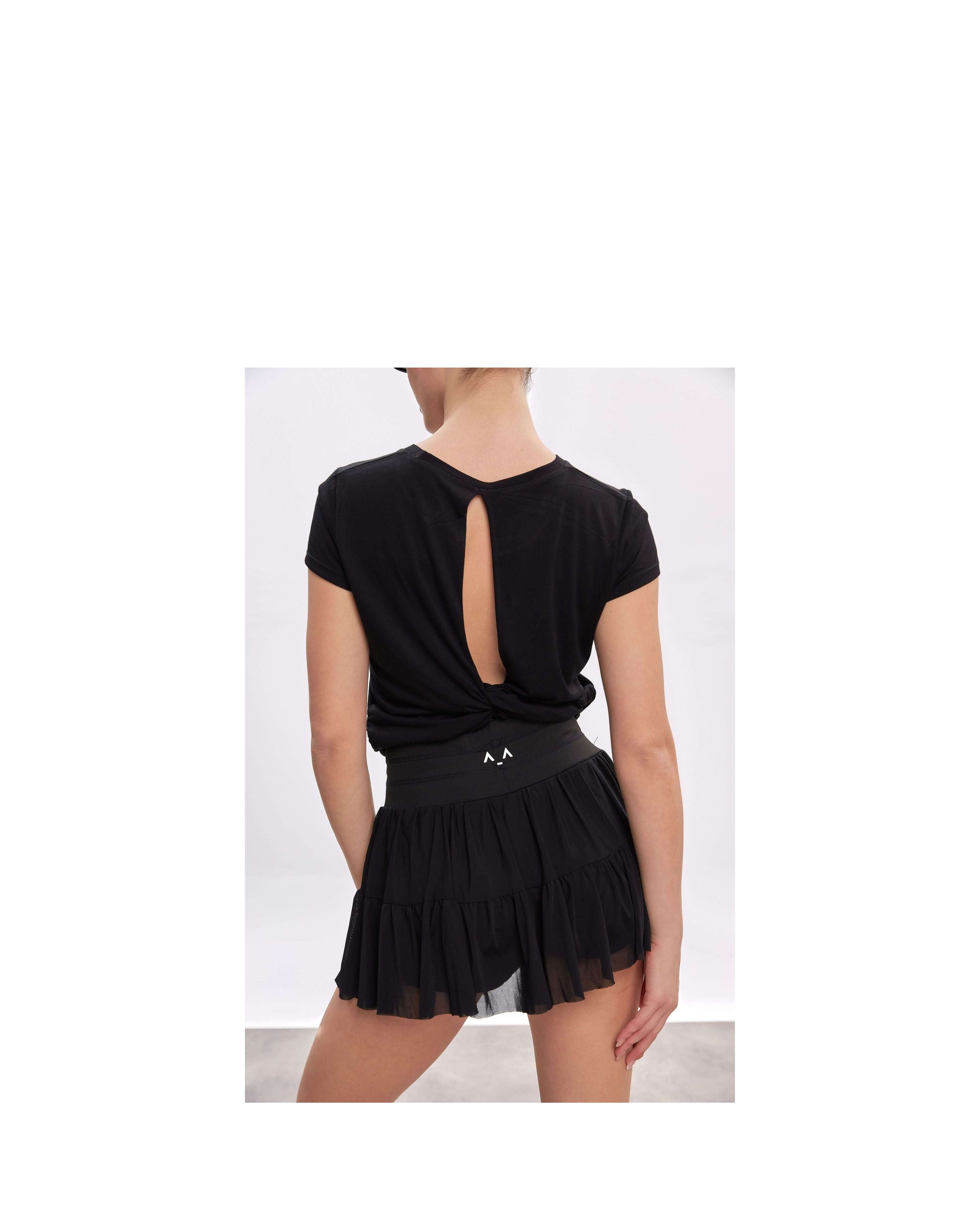 Layered Mesh Skirt with Inner Shorts