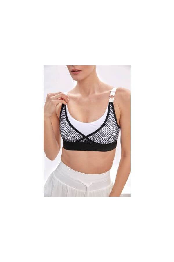 Edge Layer Mesh Sports Bra