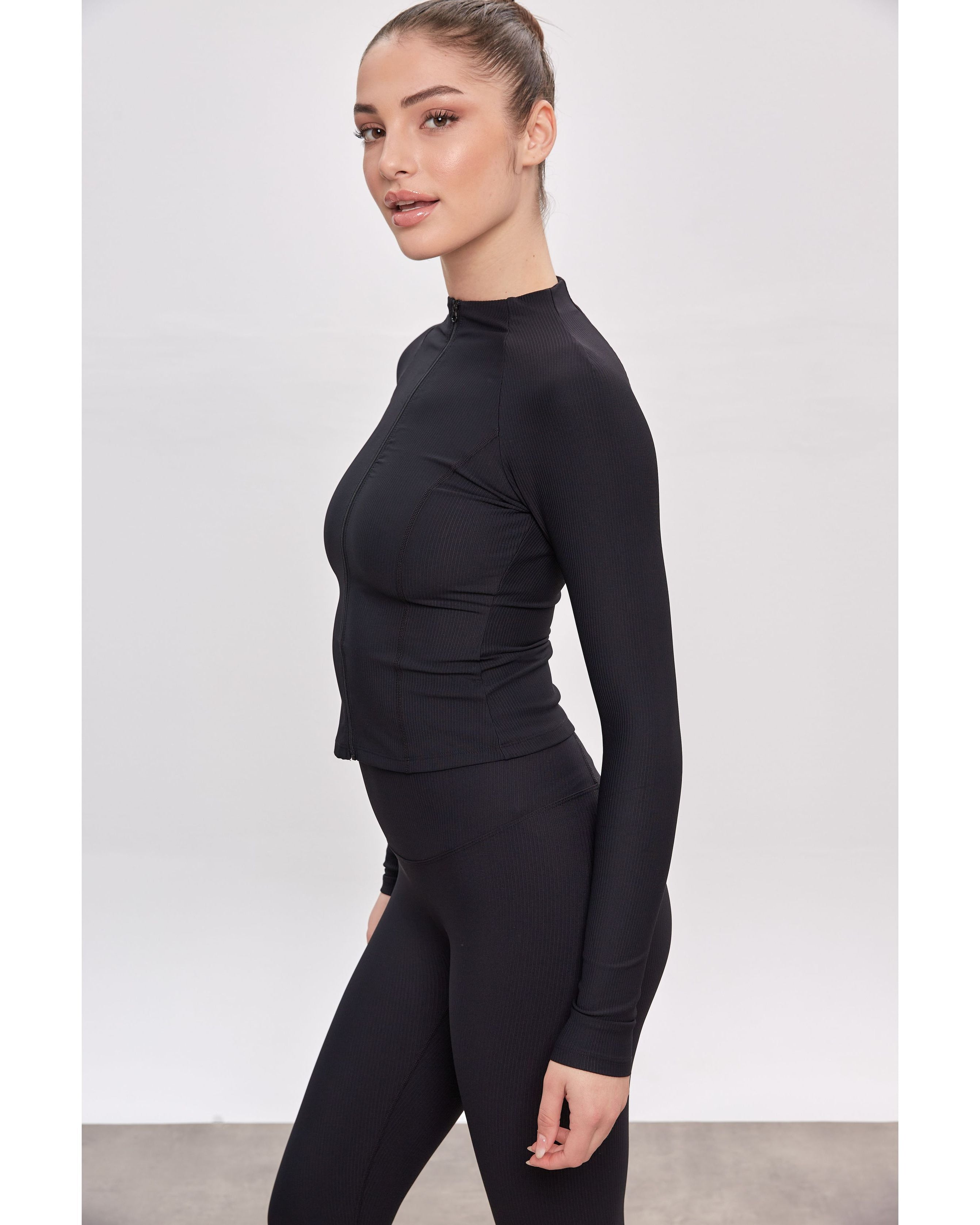 Sleek Fit Zip Jacket