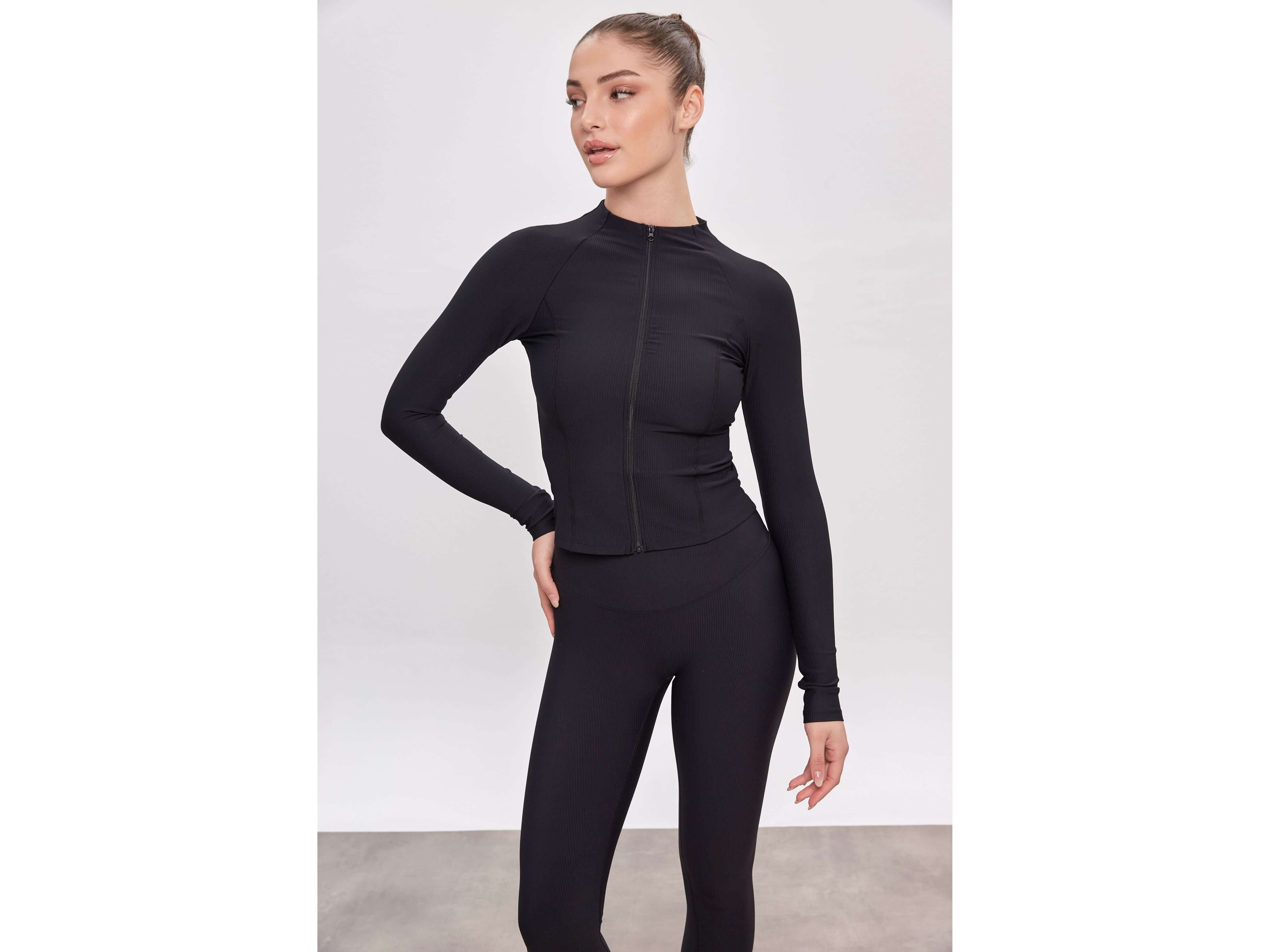 Sleek Fit Zip Jacket