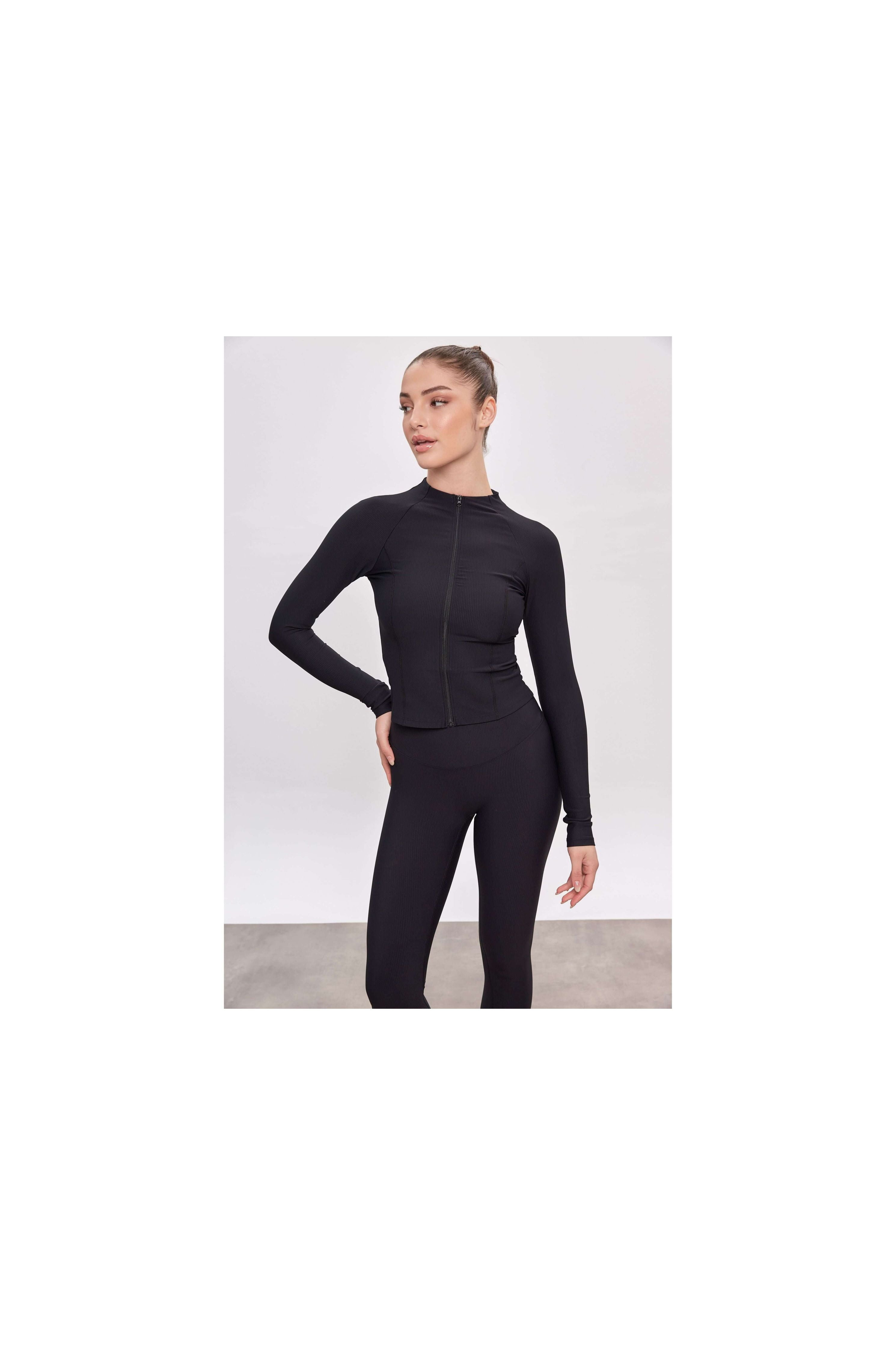 Sleek Fit Zip Jacket