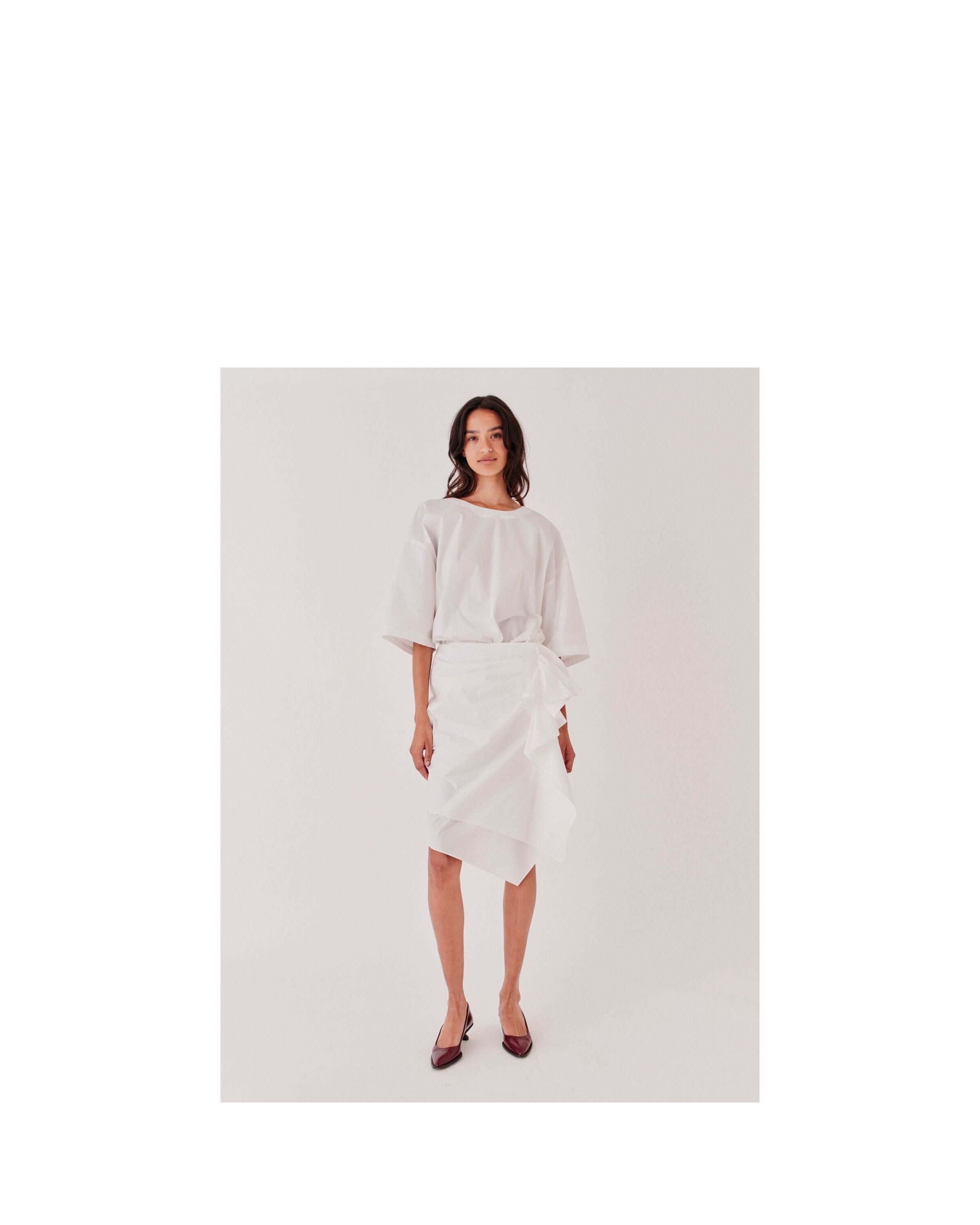 Cyprus Side Drape Skirt