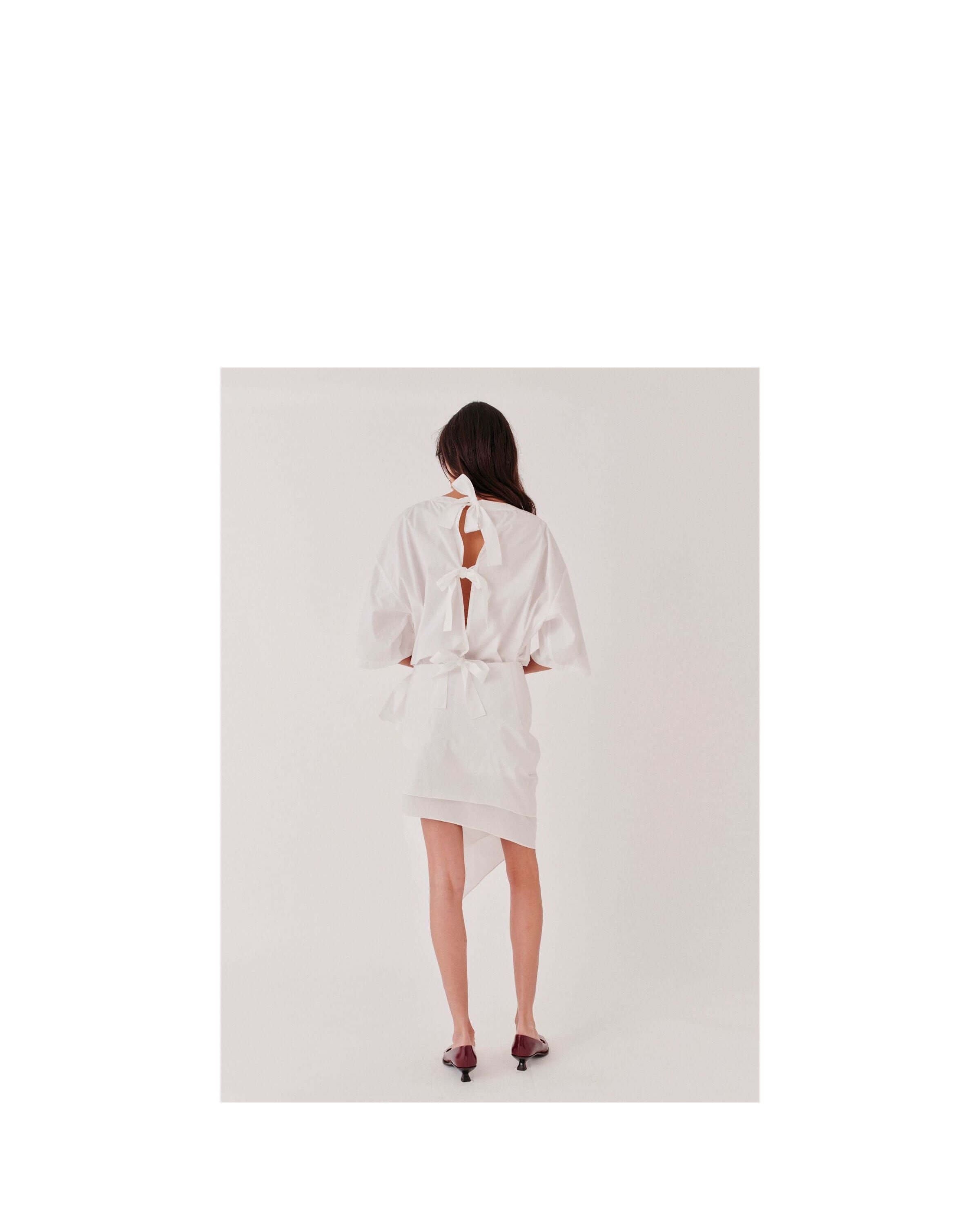 Cyprus Side Drape Skirt