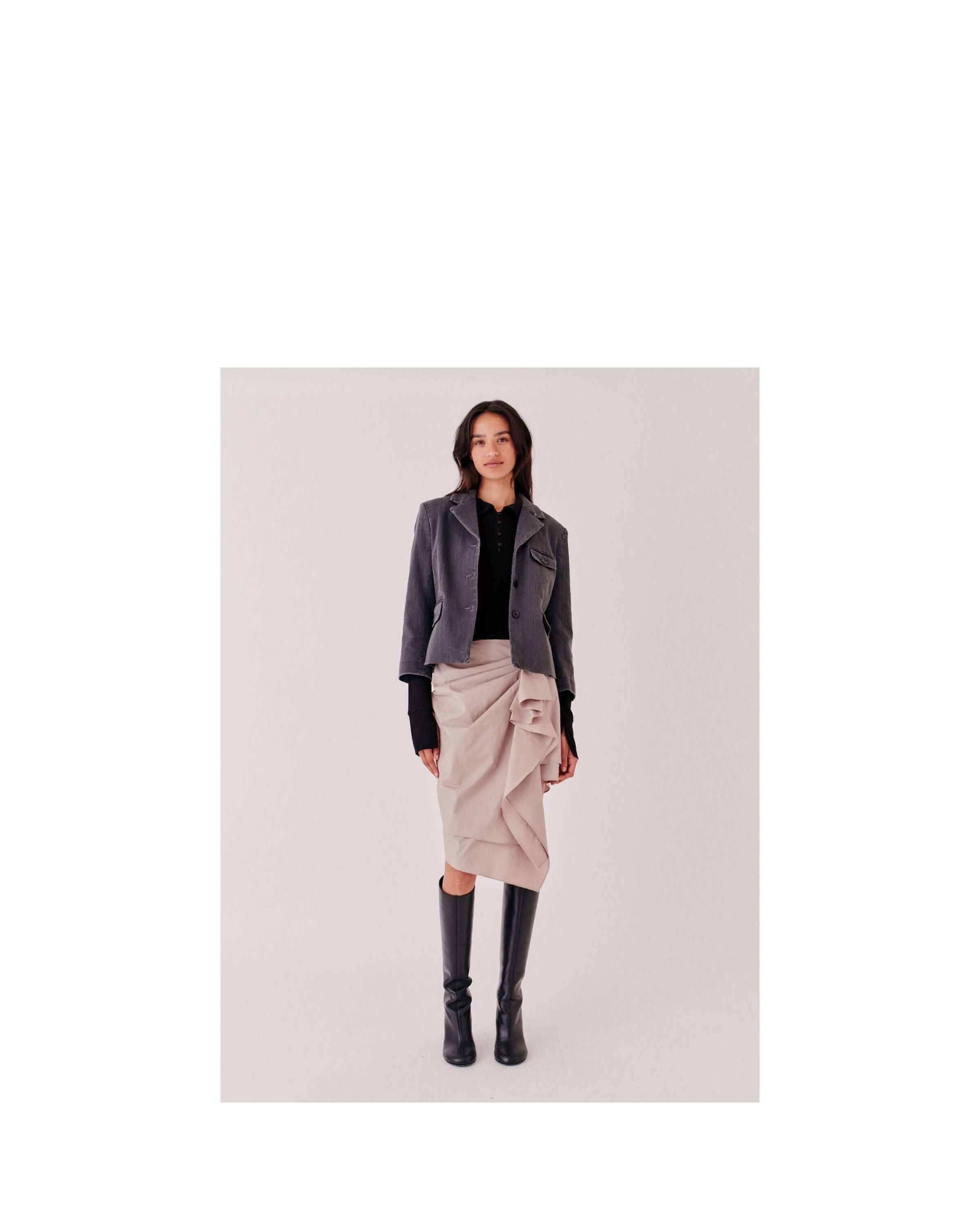 Cyprus Side Drape Skirt