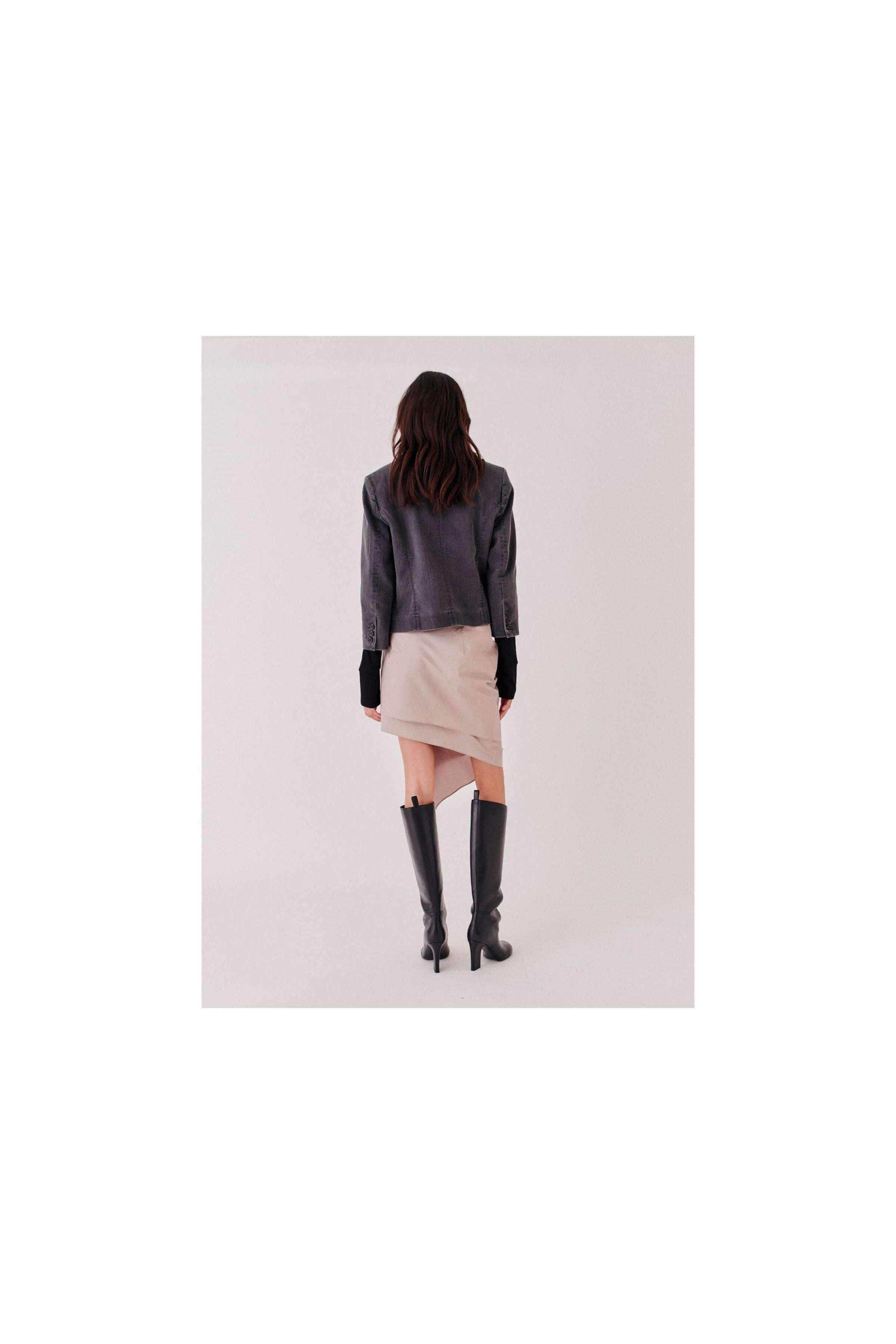 Cyprus Side Drape Skirt