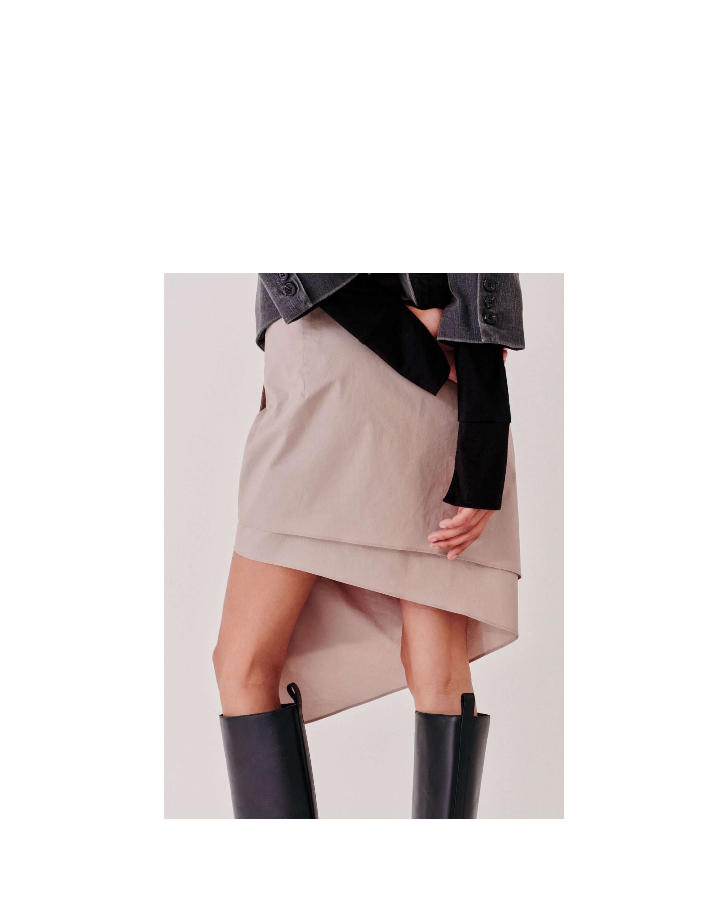 Cyprus Side Drape Skirt