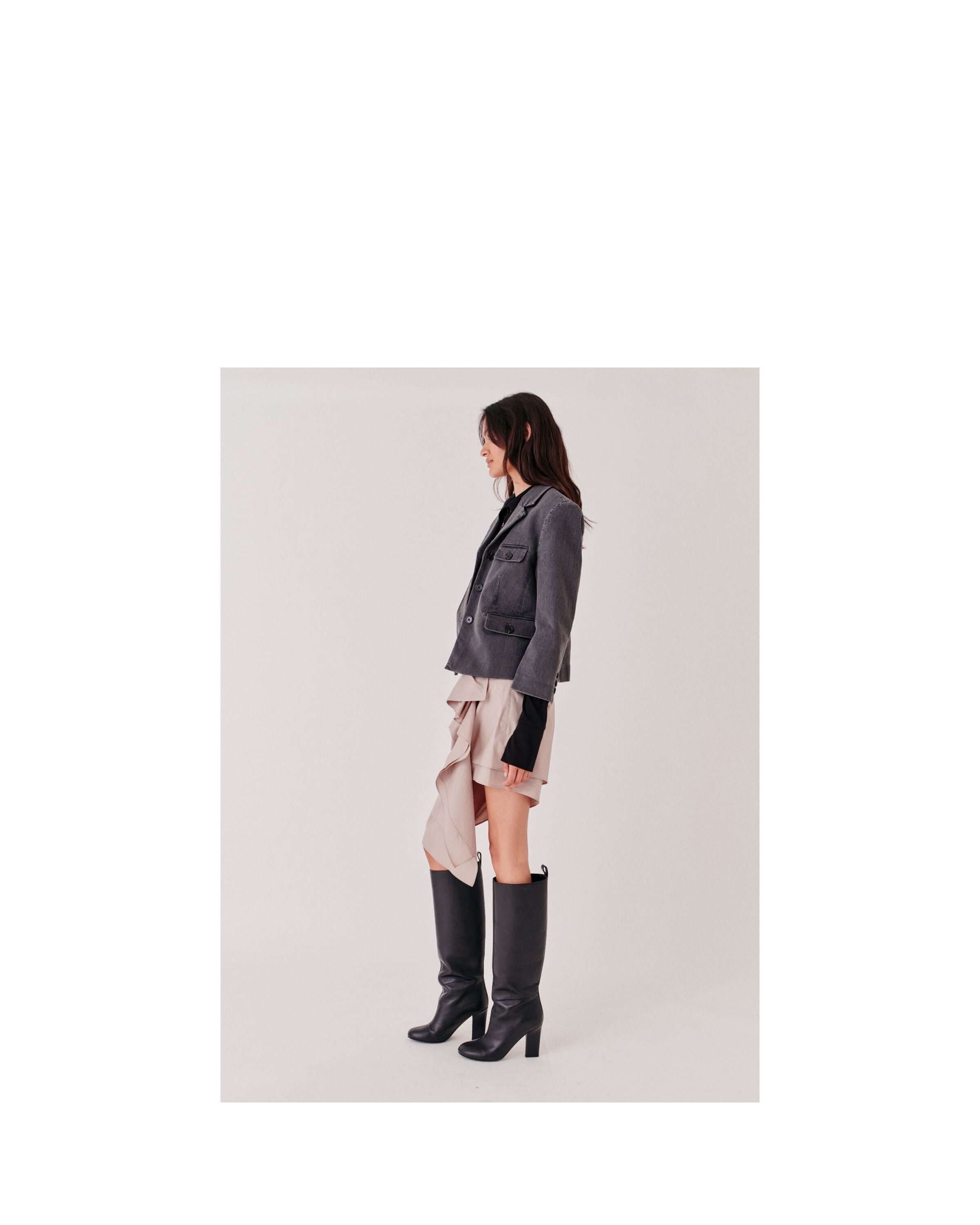 Cyprus Side Drape Skirt