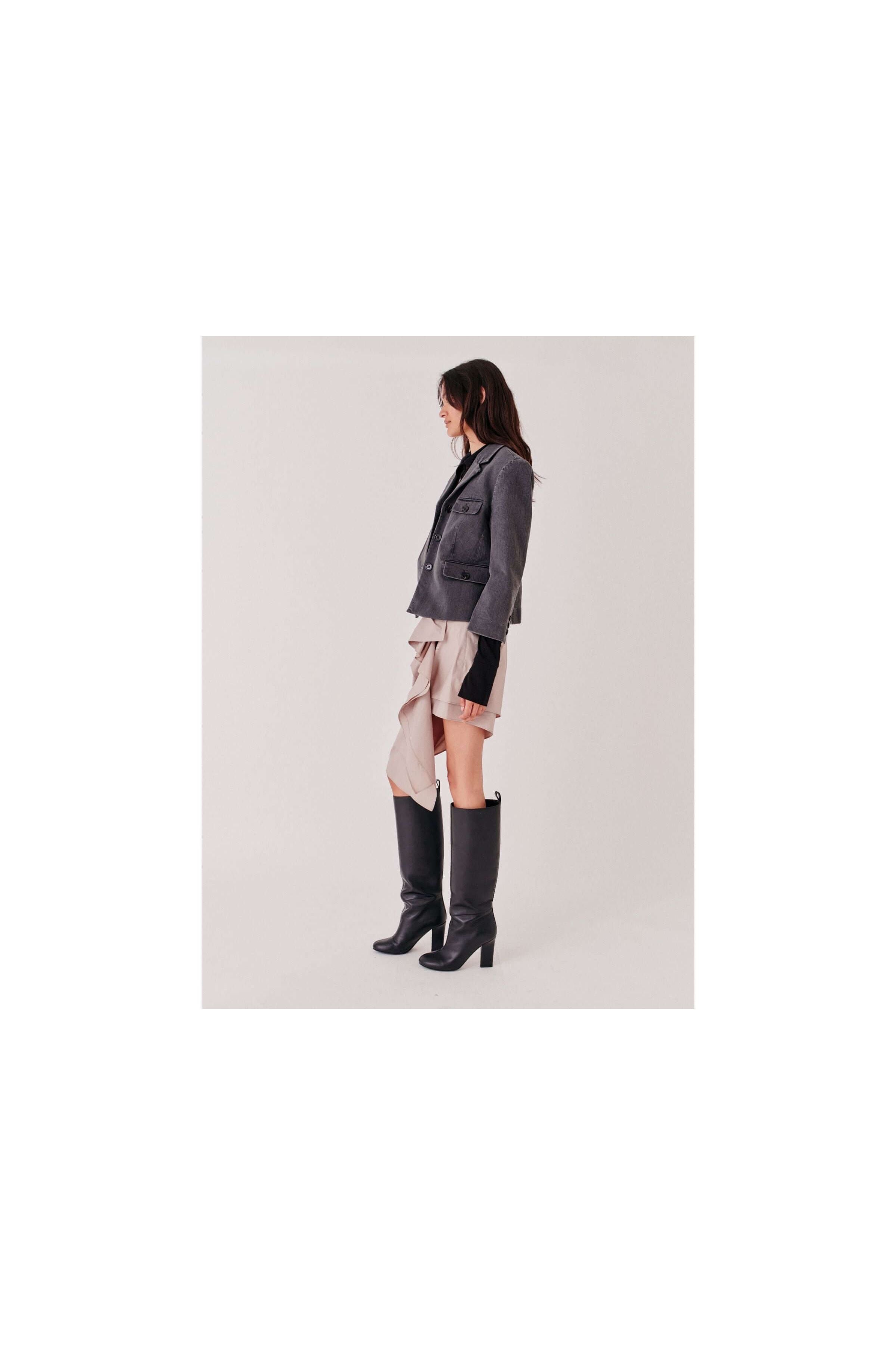 Cyprus Side Drape Skirt