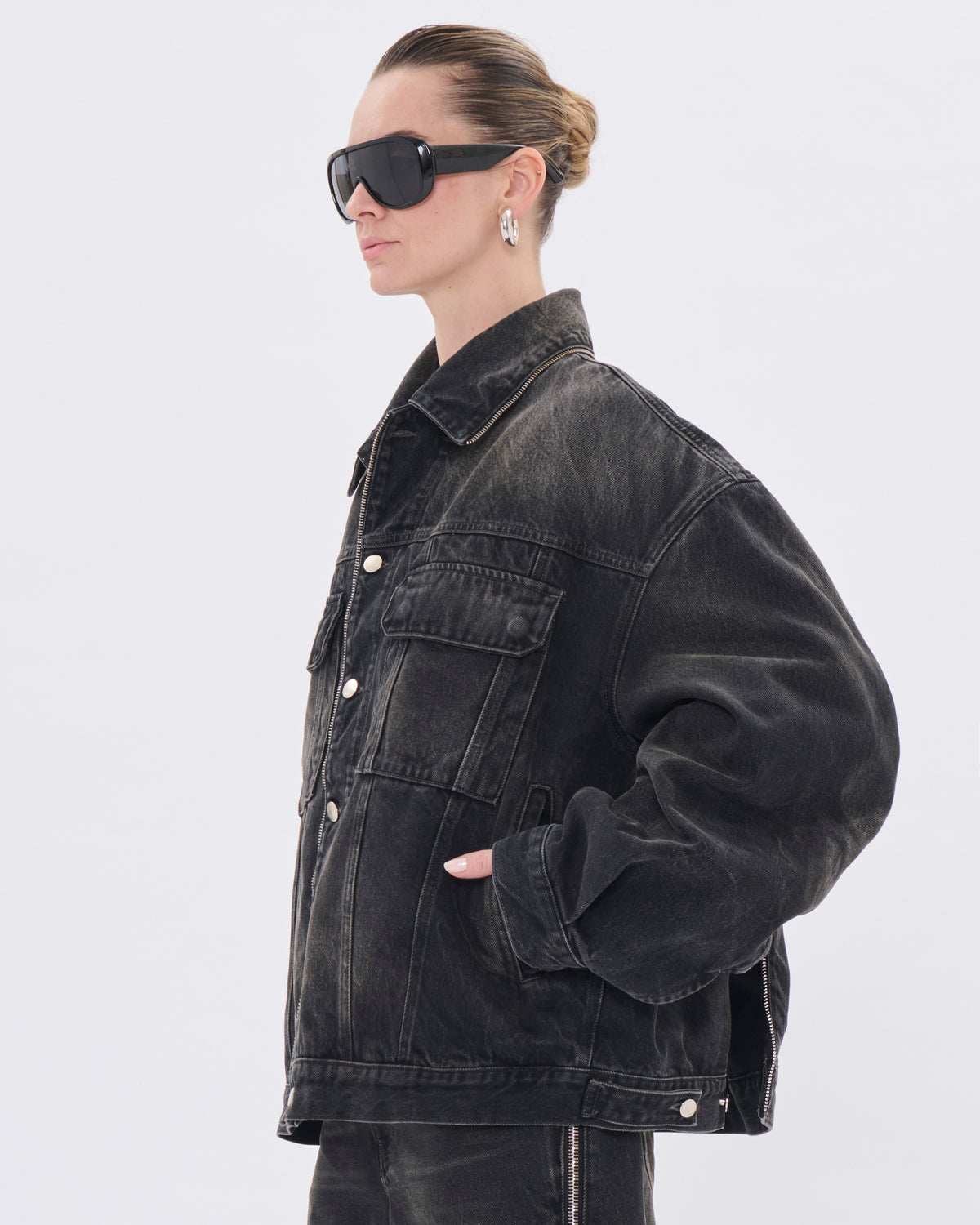 LEGACY ZIP JACKET VINTAGE BLACK