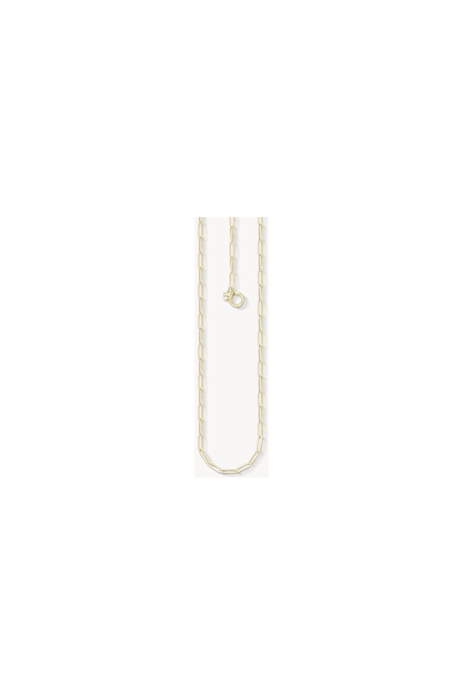 Chaîne en argent plaqué or 18 carats, idéale pour créer des bijoux personnalisés et uniques.