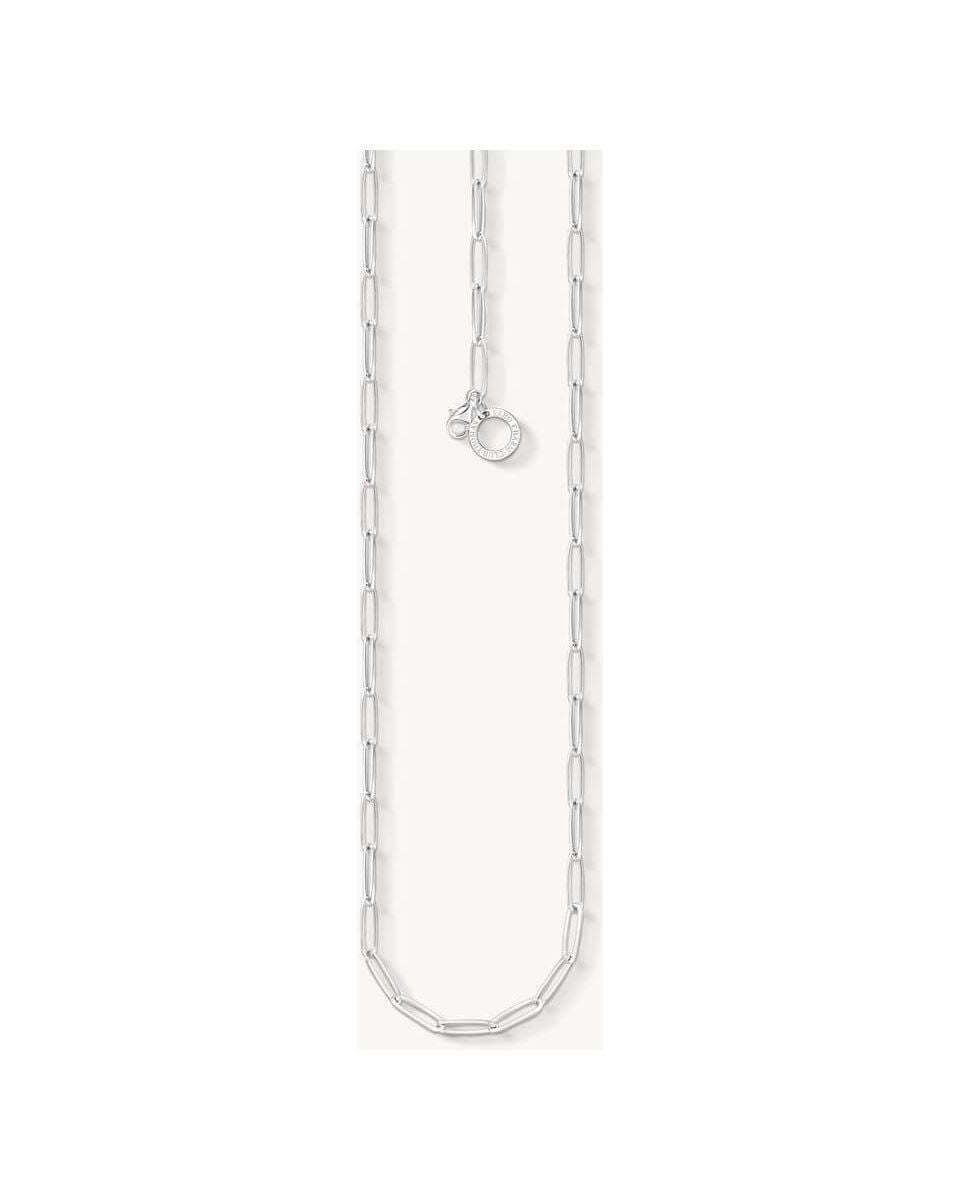 Chaîne en argent 925 recyclé, ajustable, idéale pour charms et bijoux, finition élégante.