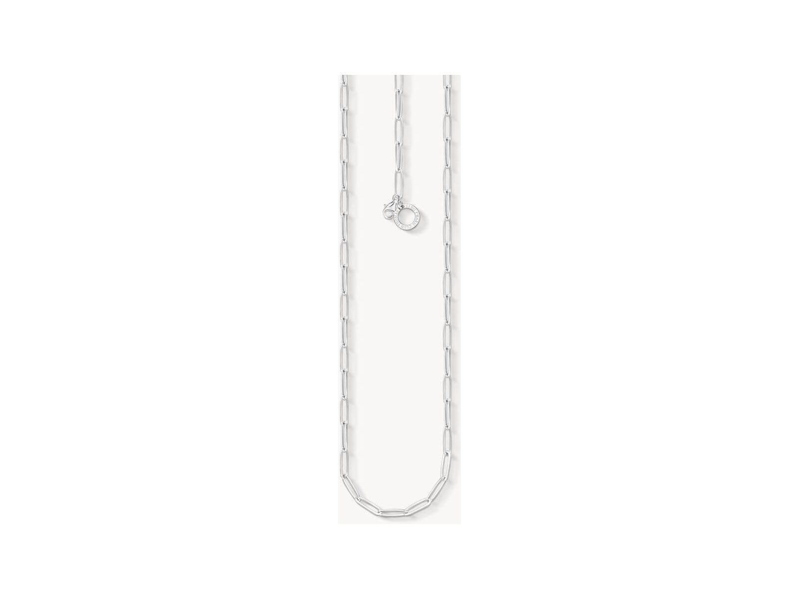 Chaîne en argent 925 recyclé, ajustable, idéale pour charms et bijoux, finition élégante.