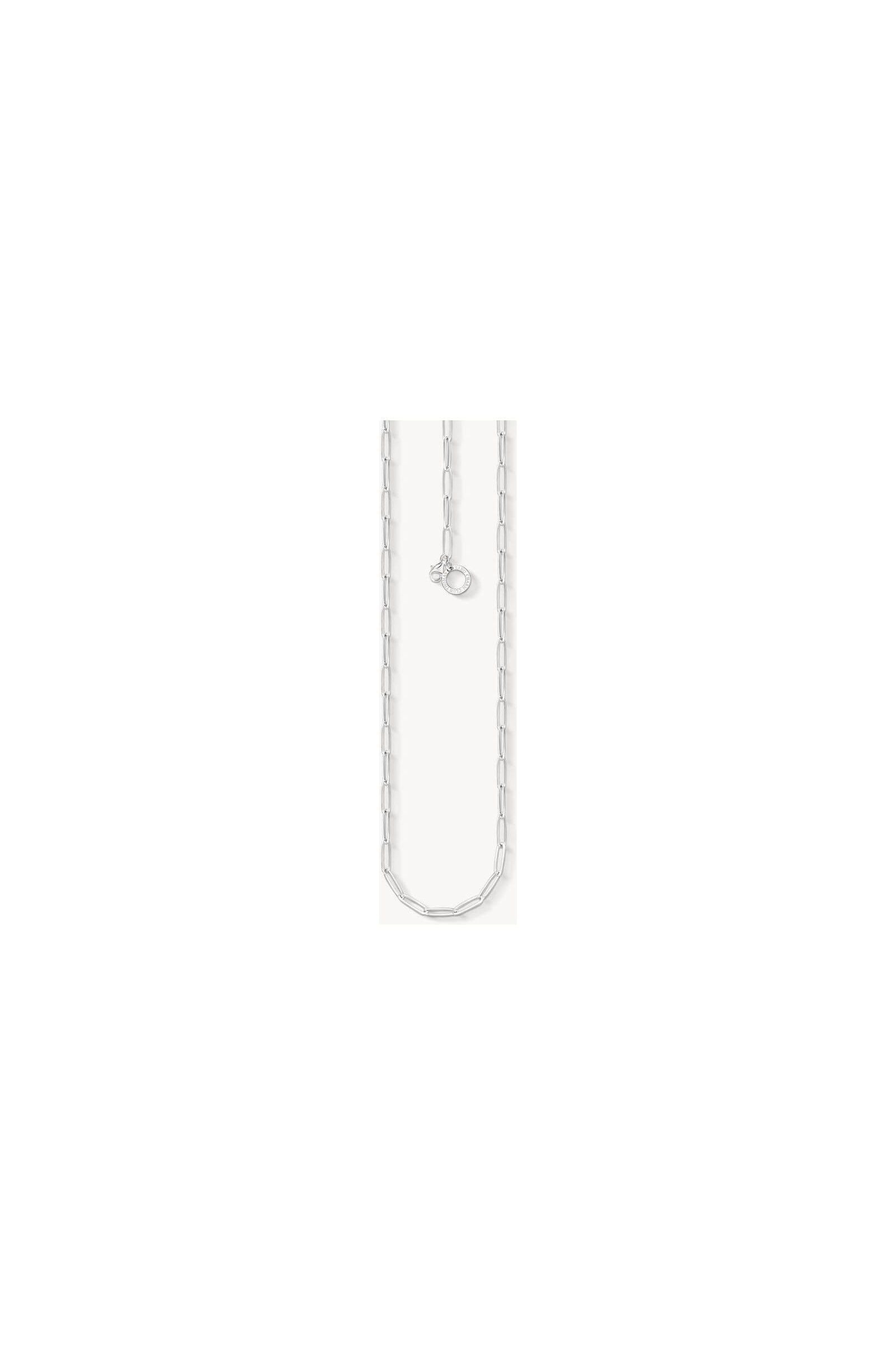Chaîne en argent 925 recyclé, ajustable, idéale pour charms et bijoux, finition élégante.