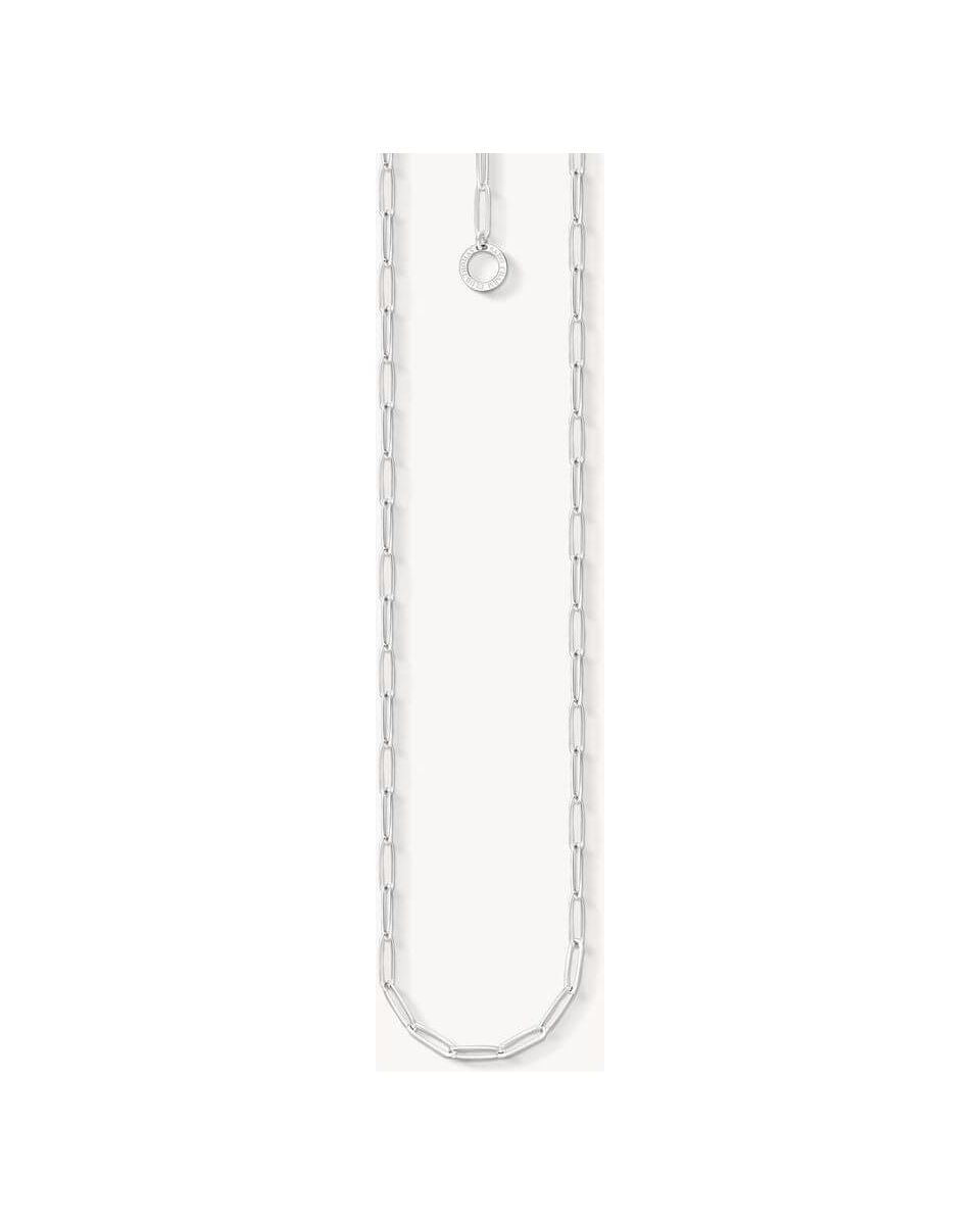 Chaîne en argent 925 recyclé, idéale pour charms et bijoux, ajustable, avec fermoir à mousqueton.