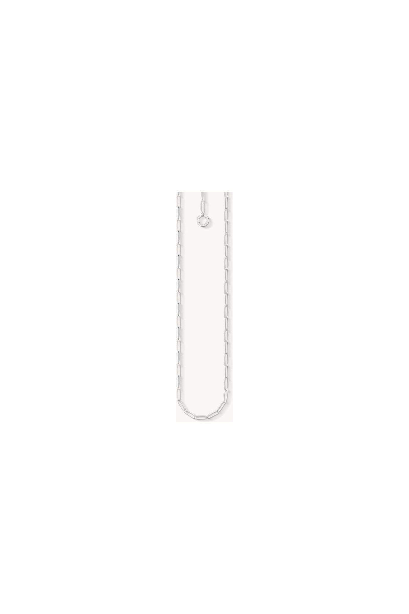 Chaîne en argent 925 recyclé, idéale pour charms et bijoux, ajustable, avec fermoir à mousqueton.