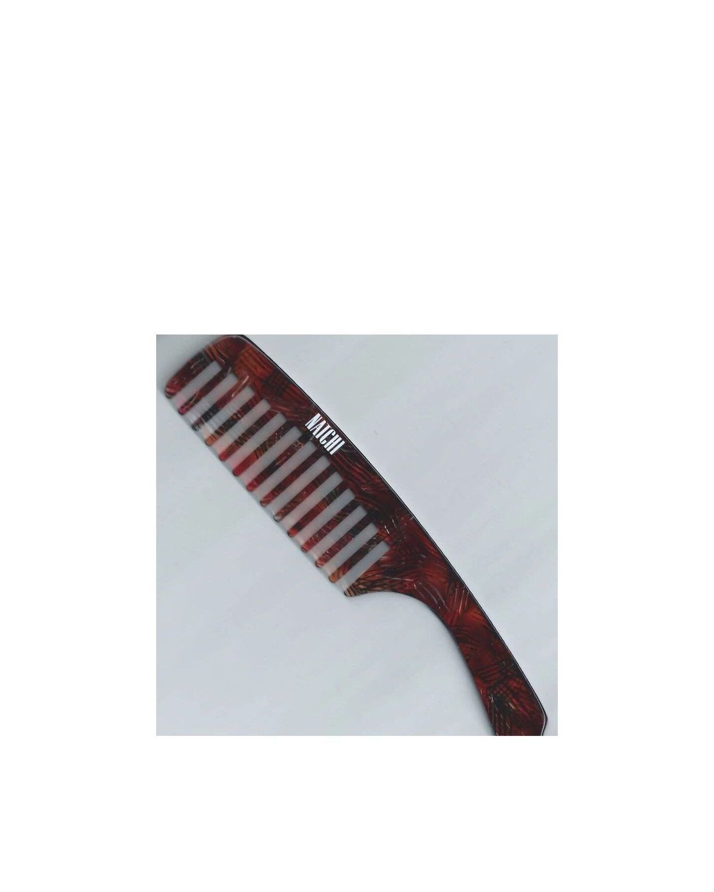 Peigne Wet Comb en acétate de cellulose, avec dents larges pour démêler en douceur les cheveux, écolo et durable.