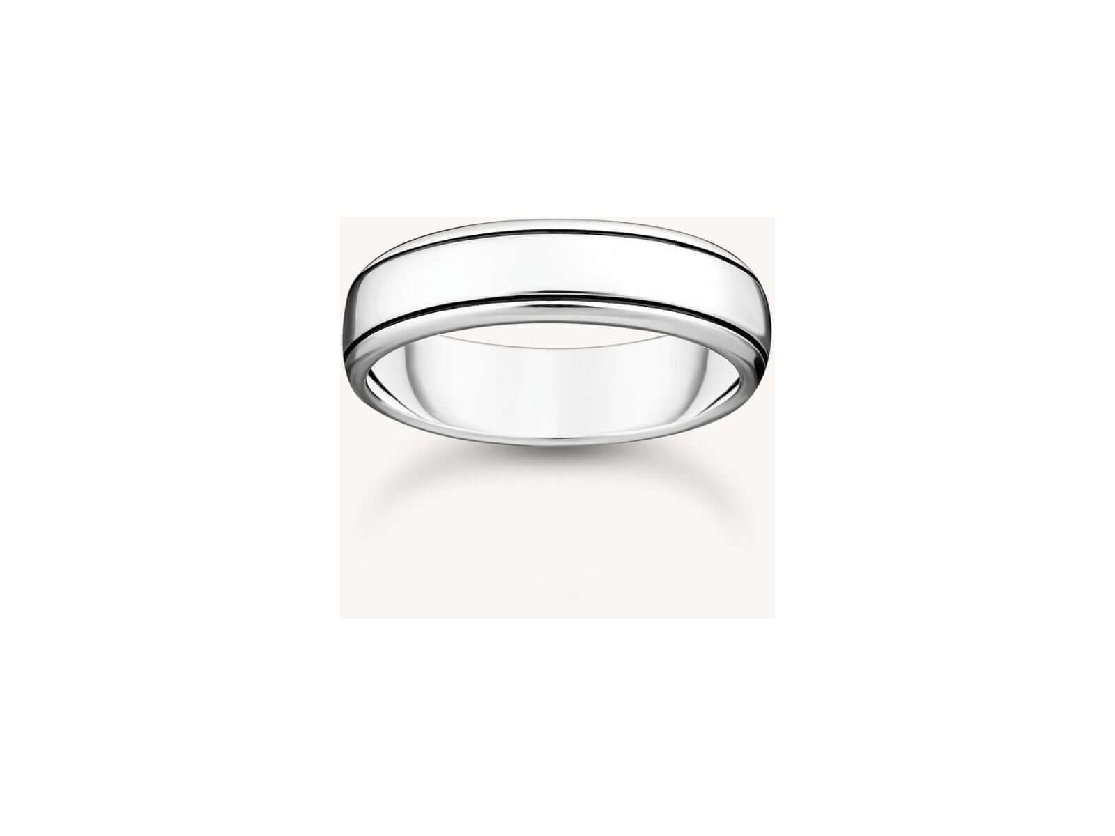 Bagues avec lignes en argent recyclé, design minimaliste et épuré, taille 48 à 68.