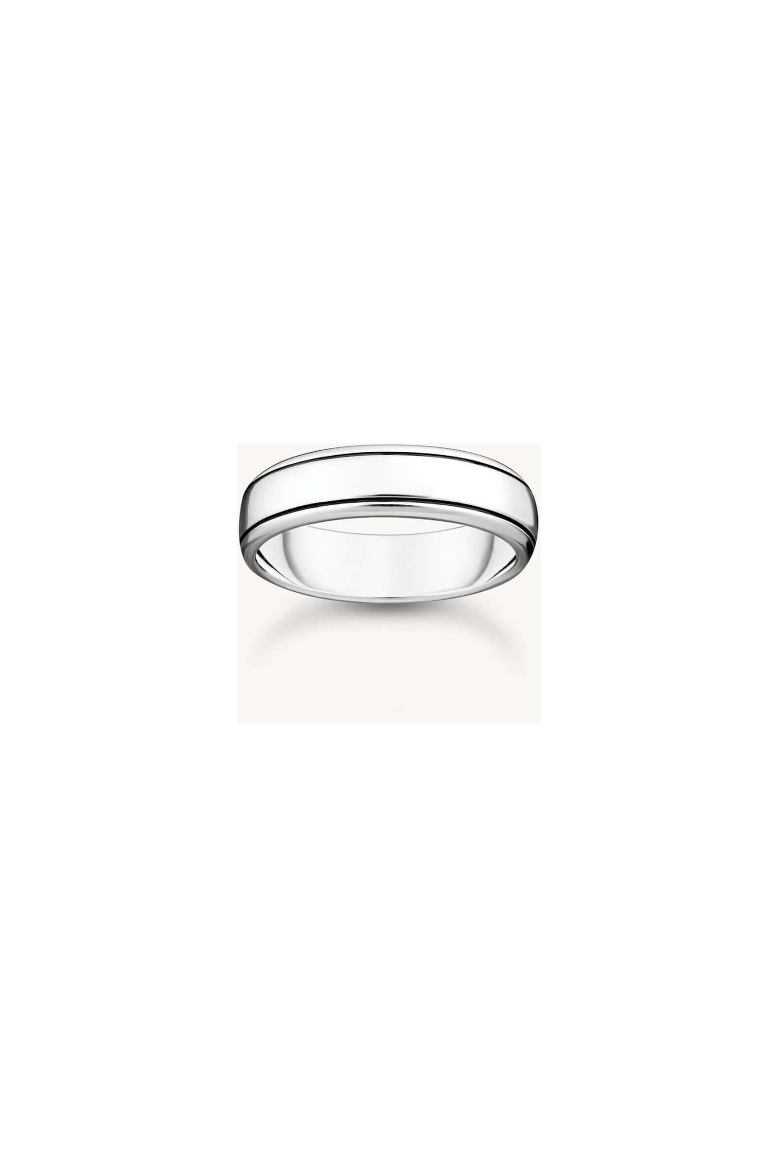 Bagues avec lignes en argent recyclé, design minimaliste et épuré, taille 48 à 68.