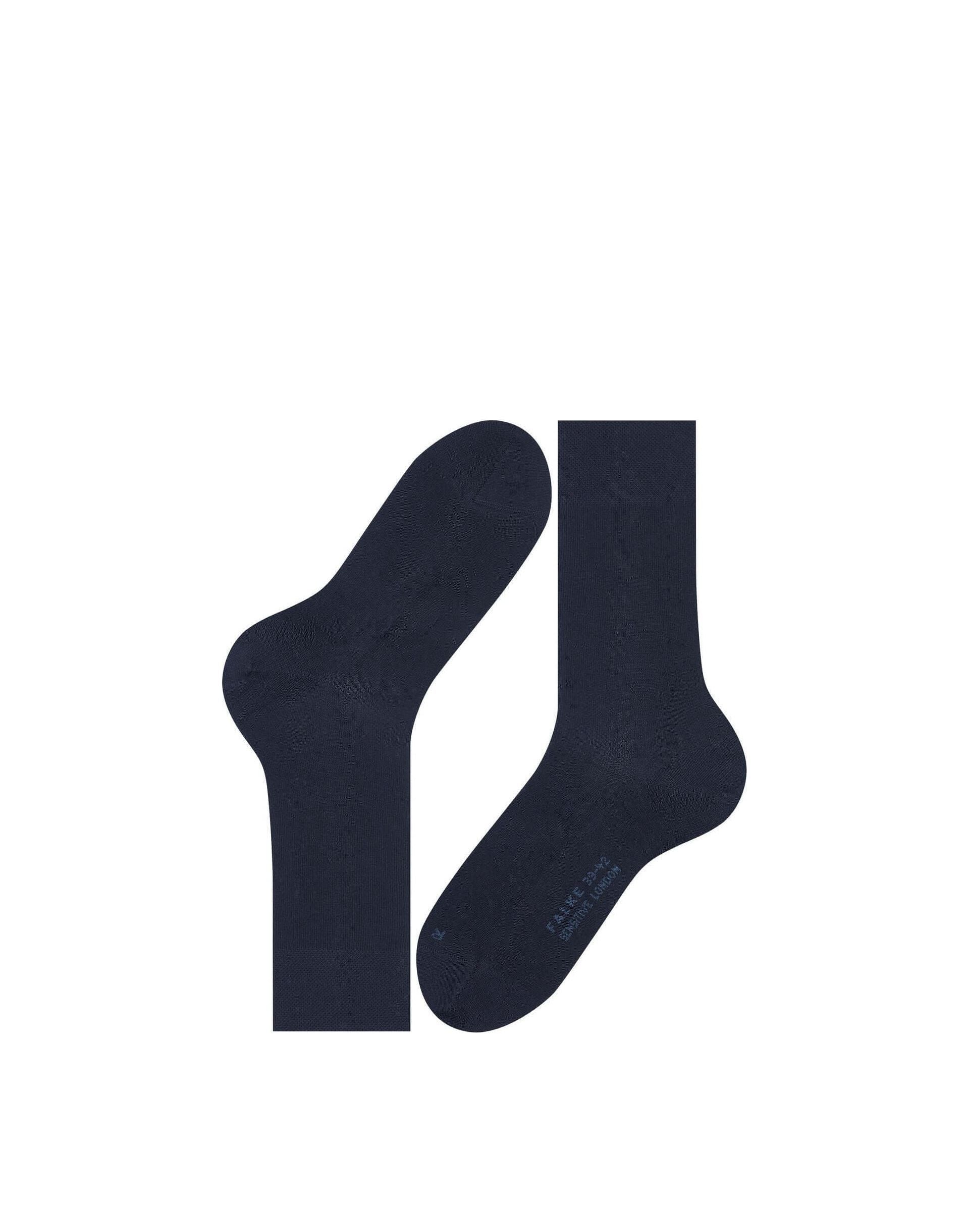 Chaussettes pour diabétiques Sensitive London, conçues pour le confort des pieds sensibles, couleur bleu marine.