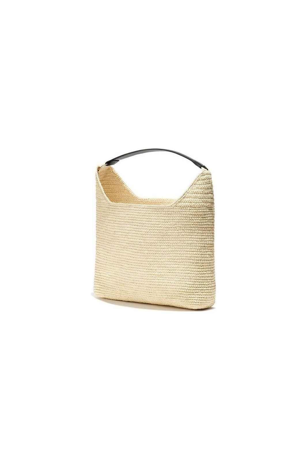 Sac en paille crochetée Cristiana, accessoire minimaliste et pratique idéal pour l'été.