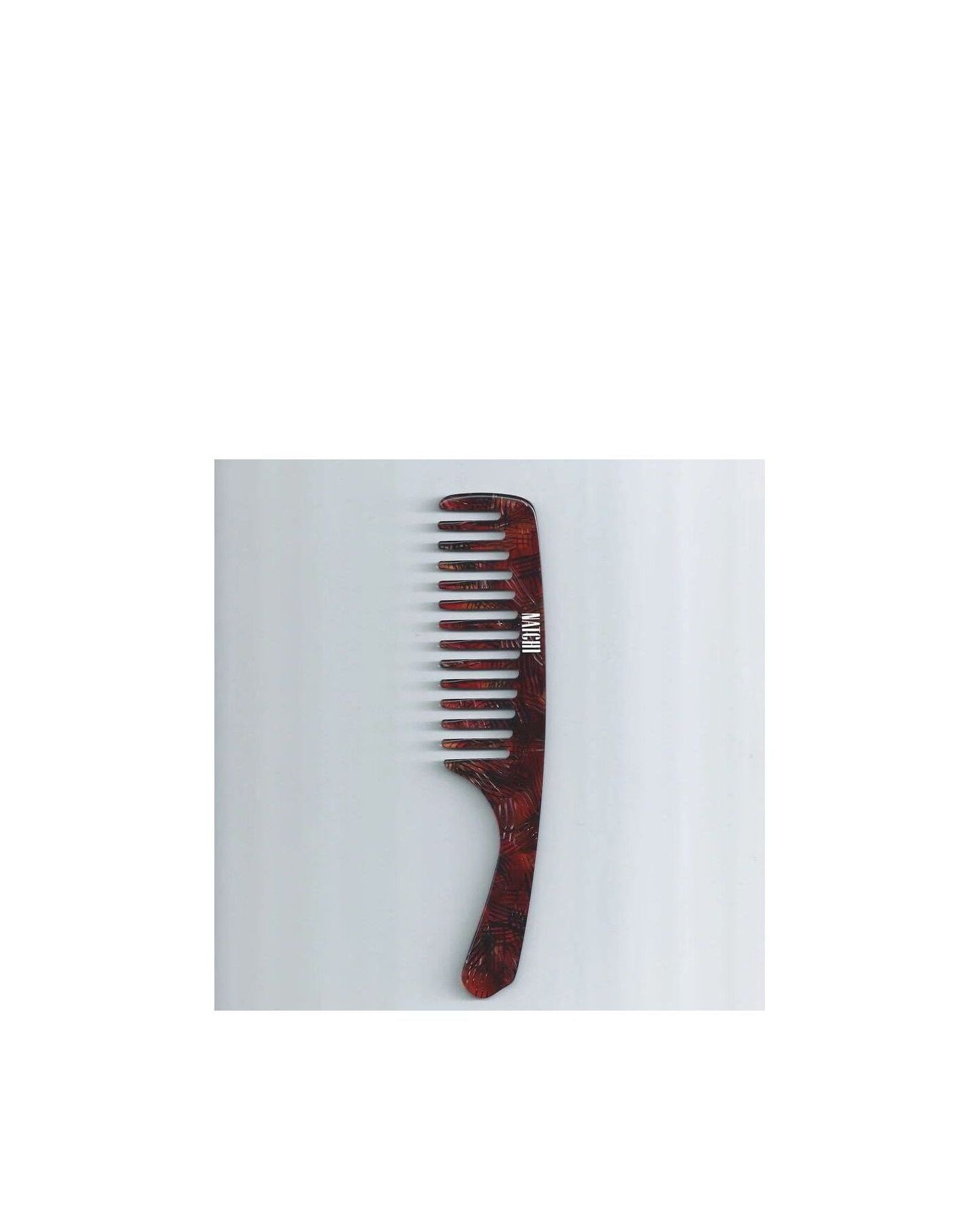 Peigne Wet Comb en acétate de cellulose, dents larges pour démêler les cheveux sans les casser.