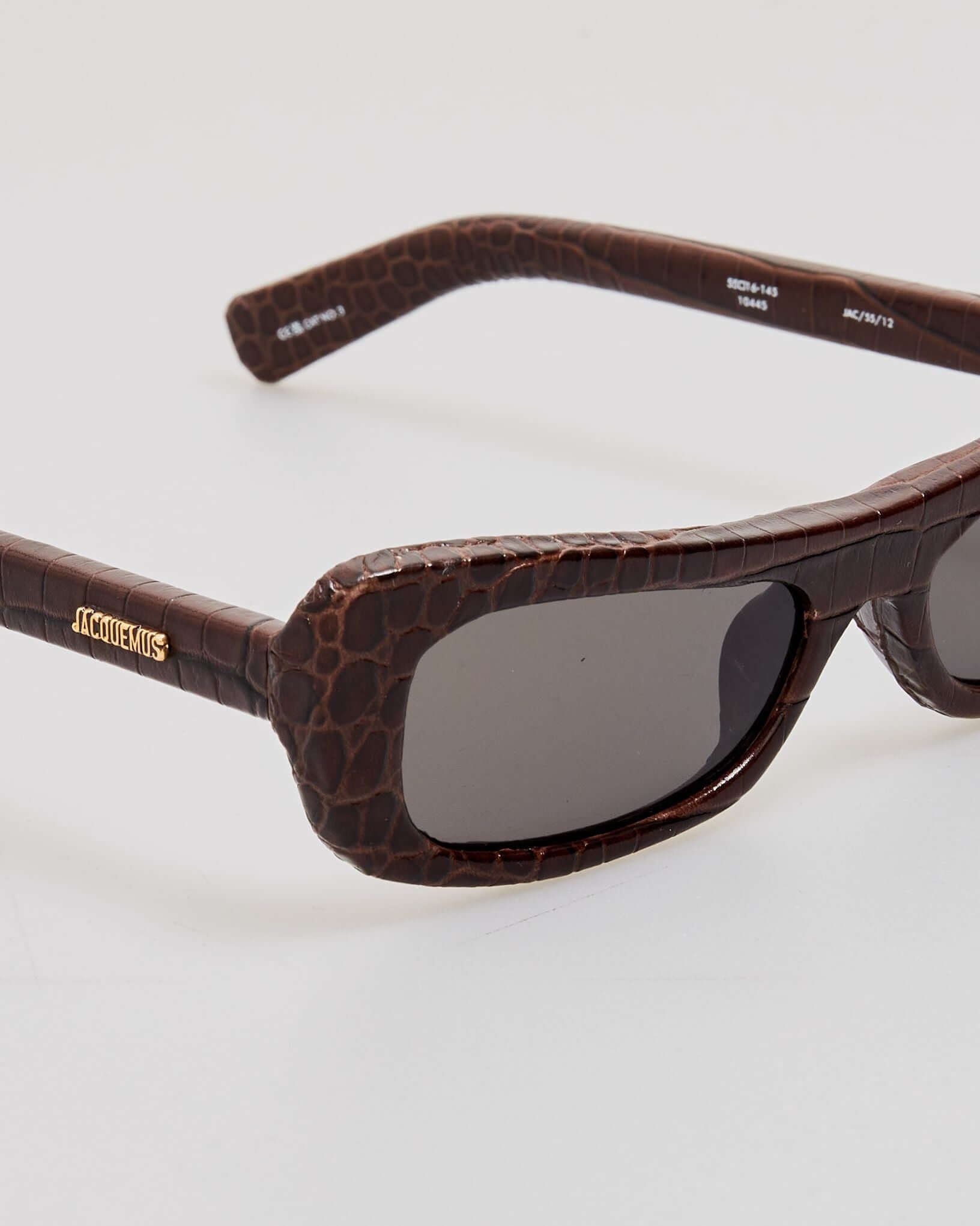 CAPRI BROWN CROC/ GOLD/ BROWN