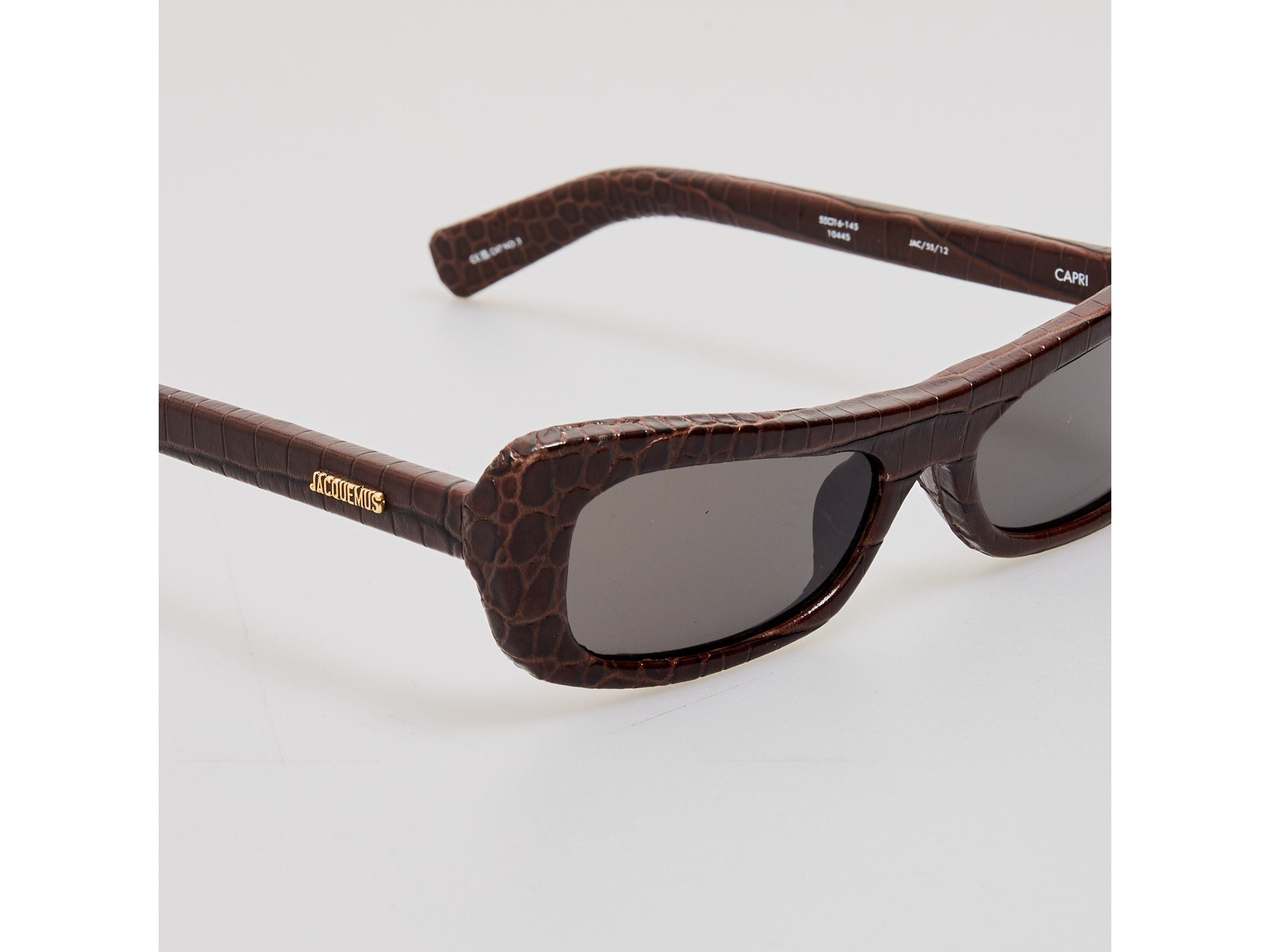 CAPRI BROWN CROC/ GOLD/ BROWN