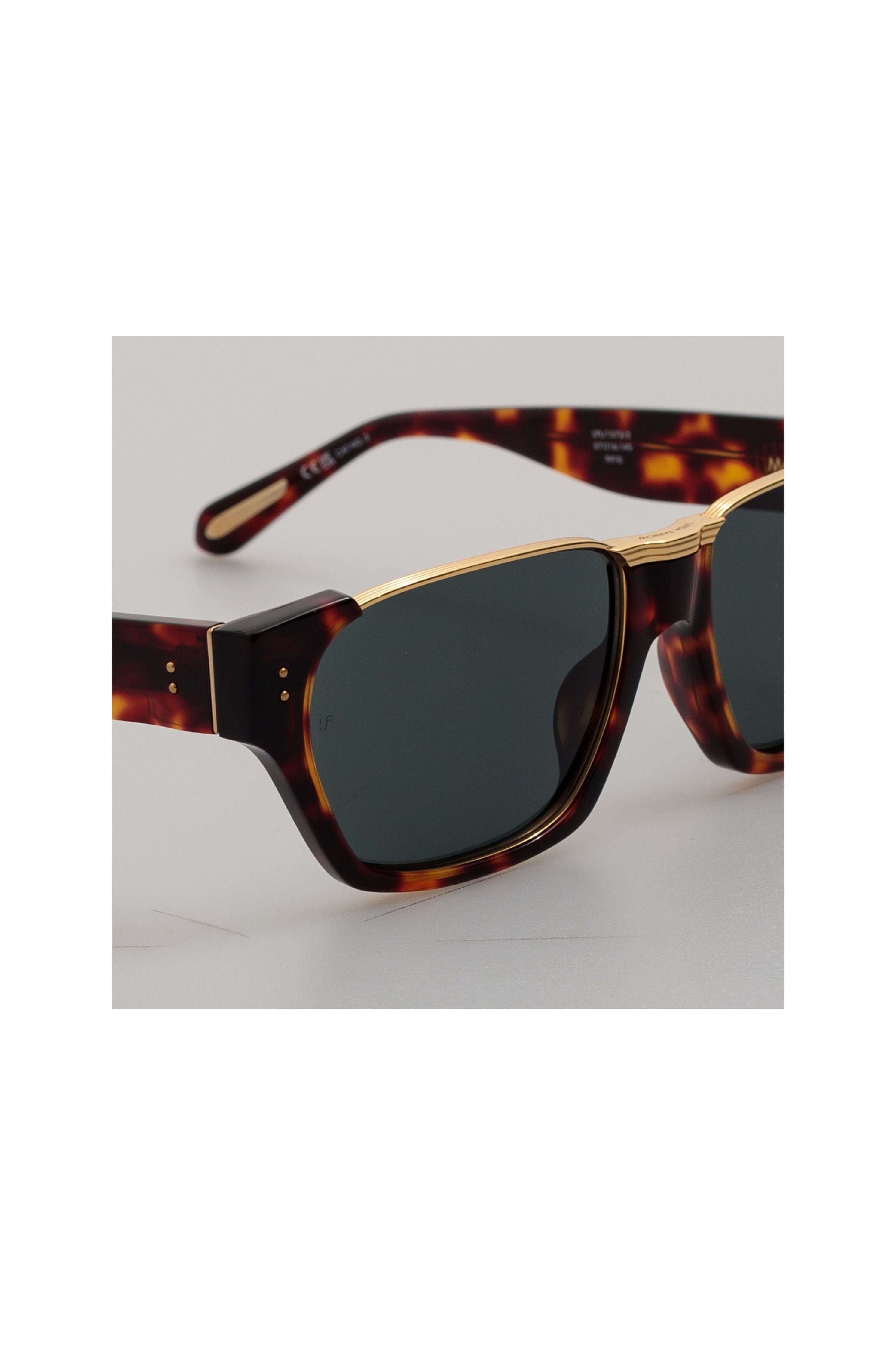 MARCEL DARK T-SHELL/ LIGHT GOLD/ DEEP GREEN