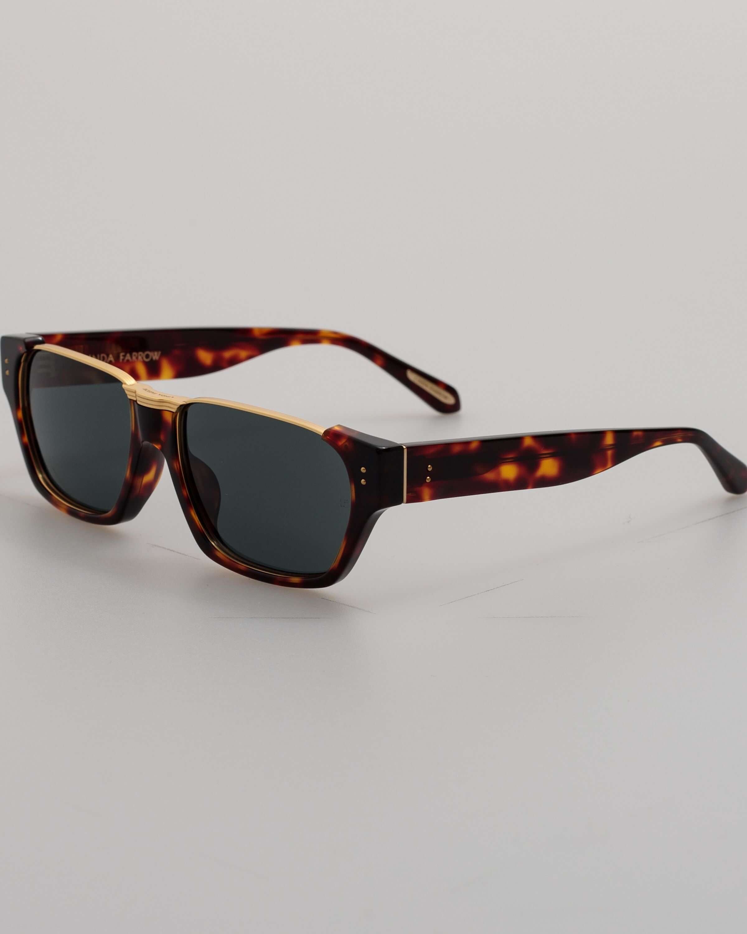 MARCEL DARK T-SHELL/ LIGHT GOLD/ DEEP GREEN