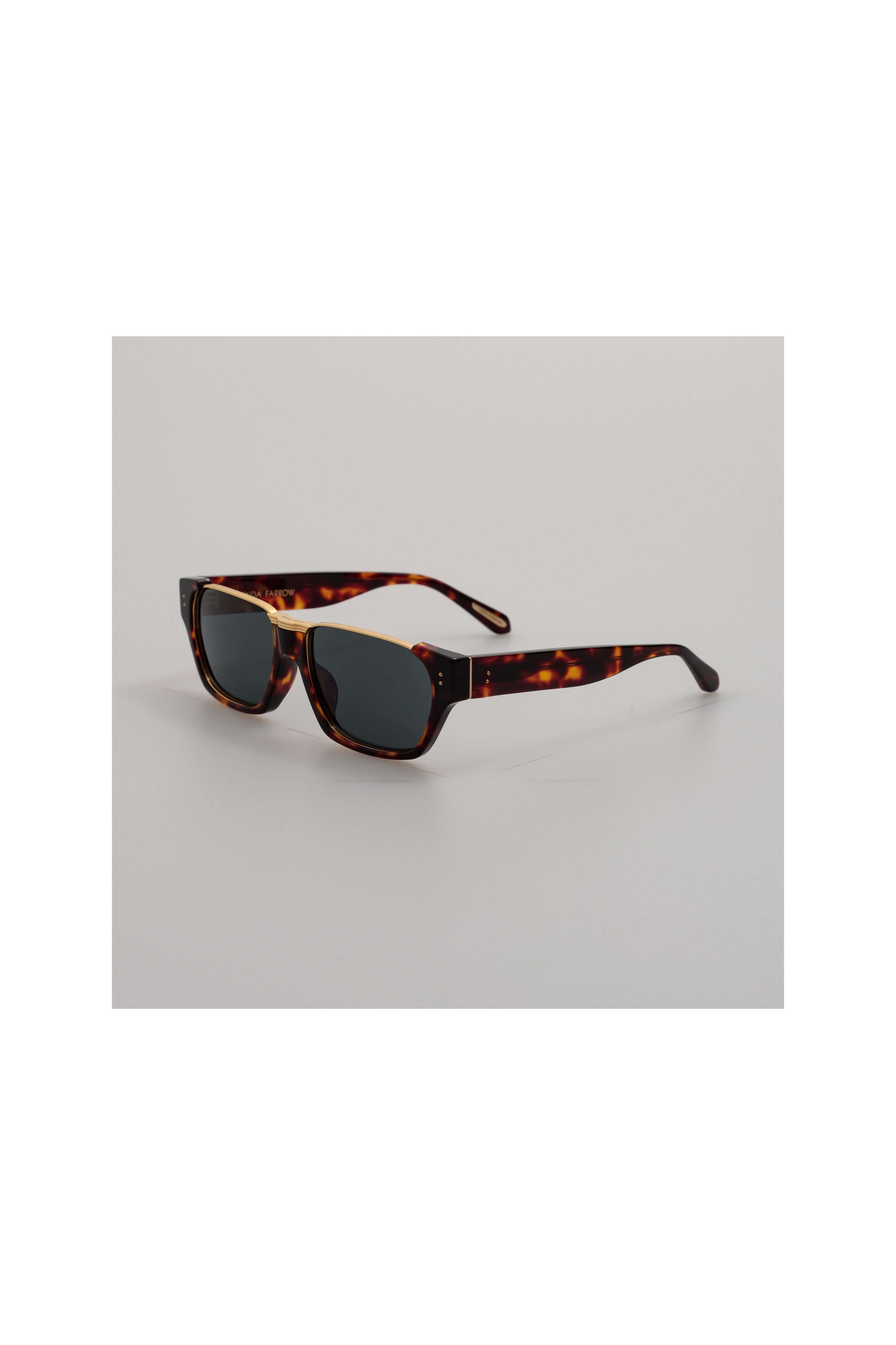 MARCEL DARK T-SHELL/ LIGHT GOLD/ DEEP GREEN